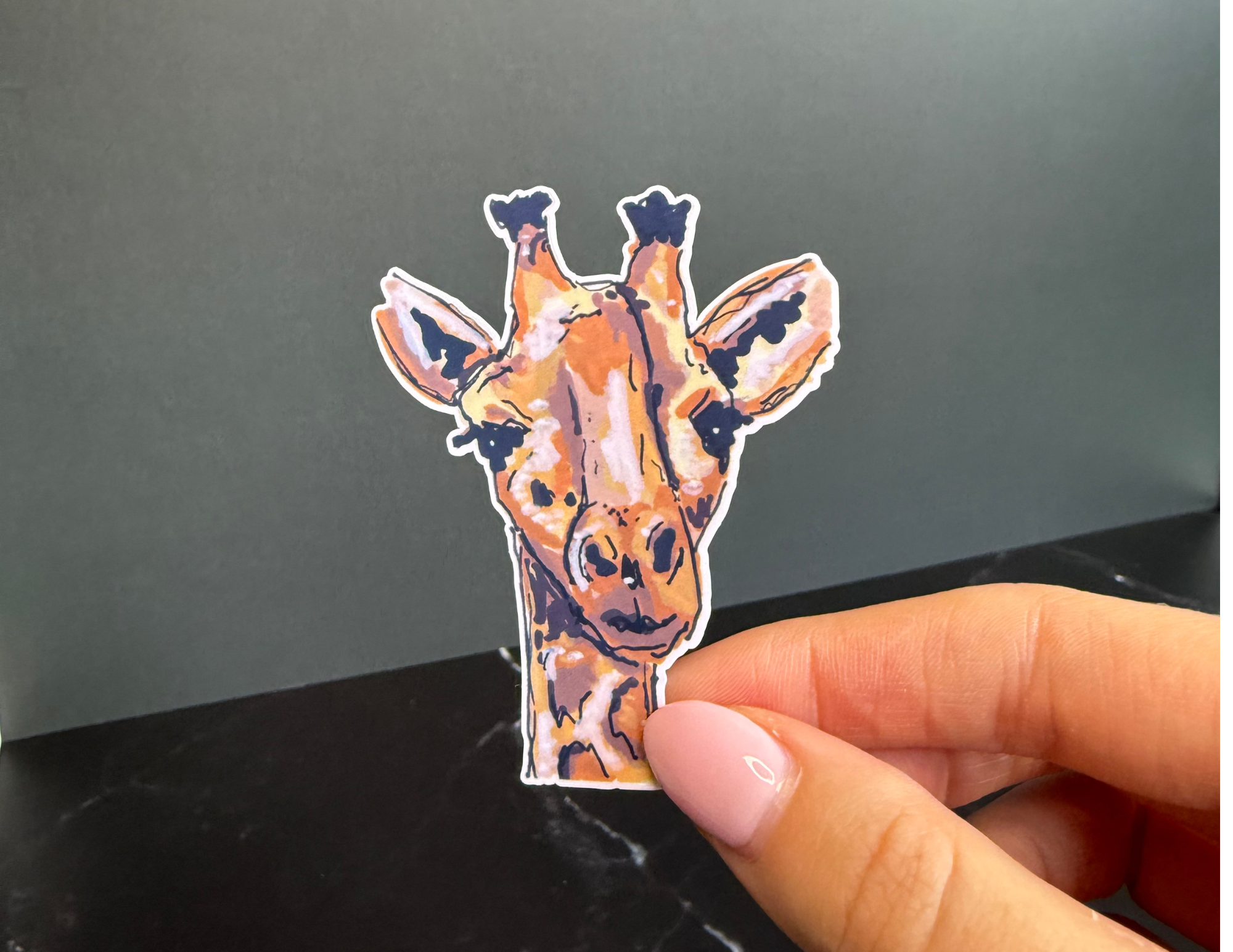 Giraffe Vinyl Sticker