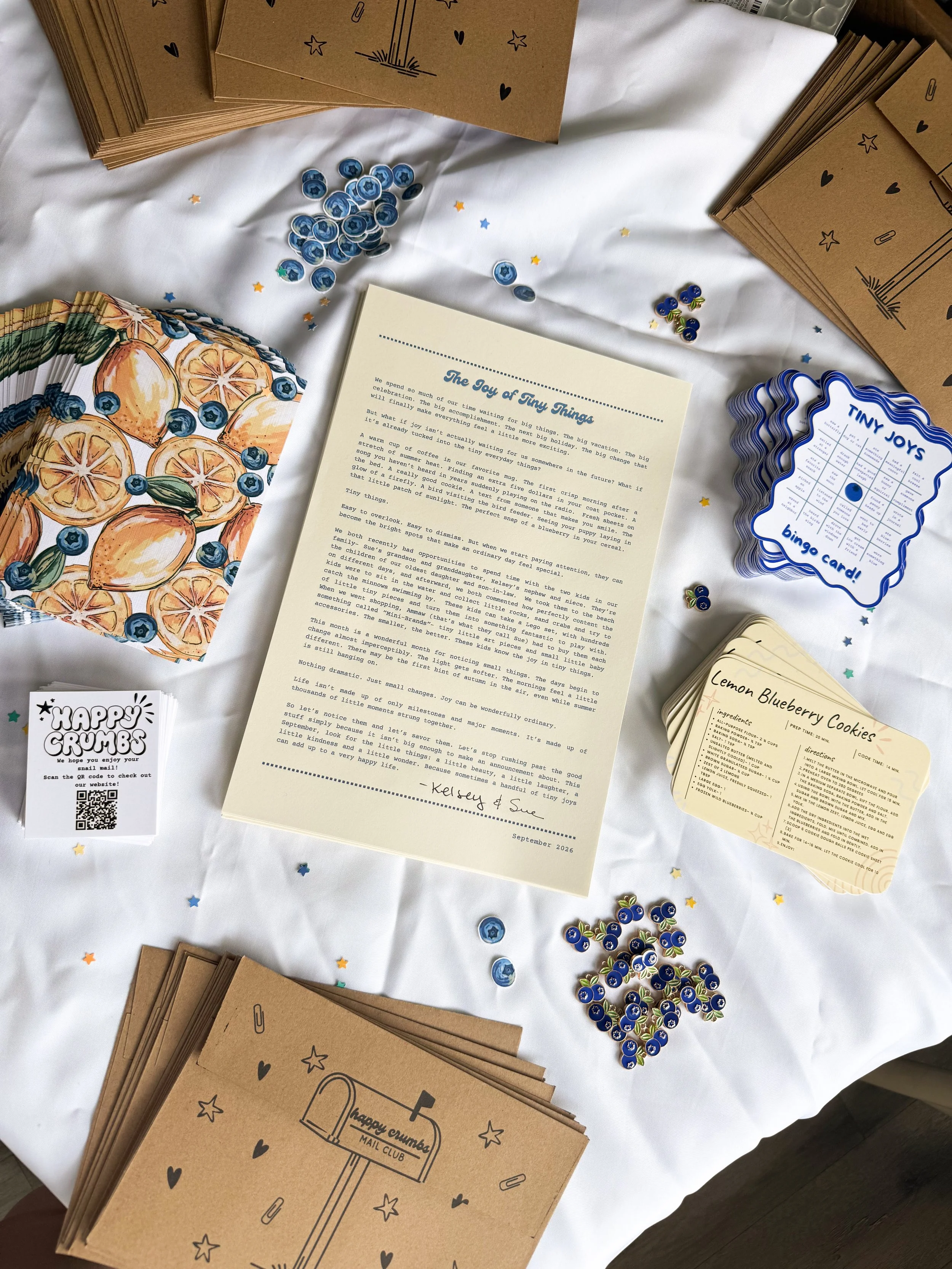 Happy Crumbs Mail Club - September 2026 Subscription