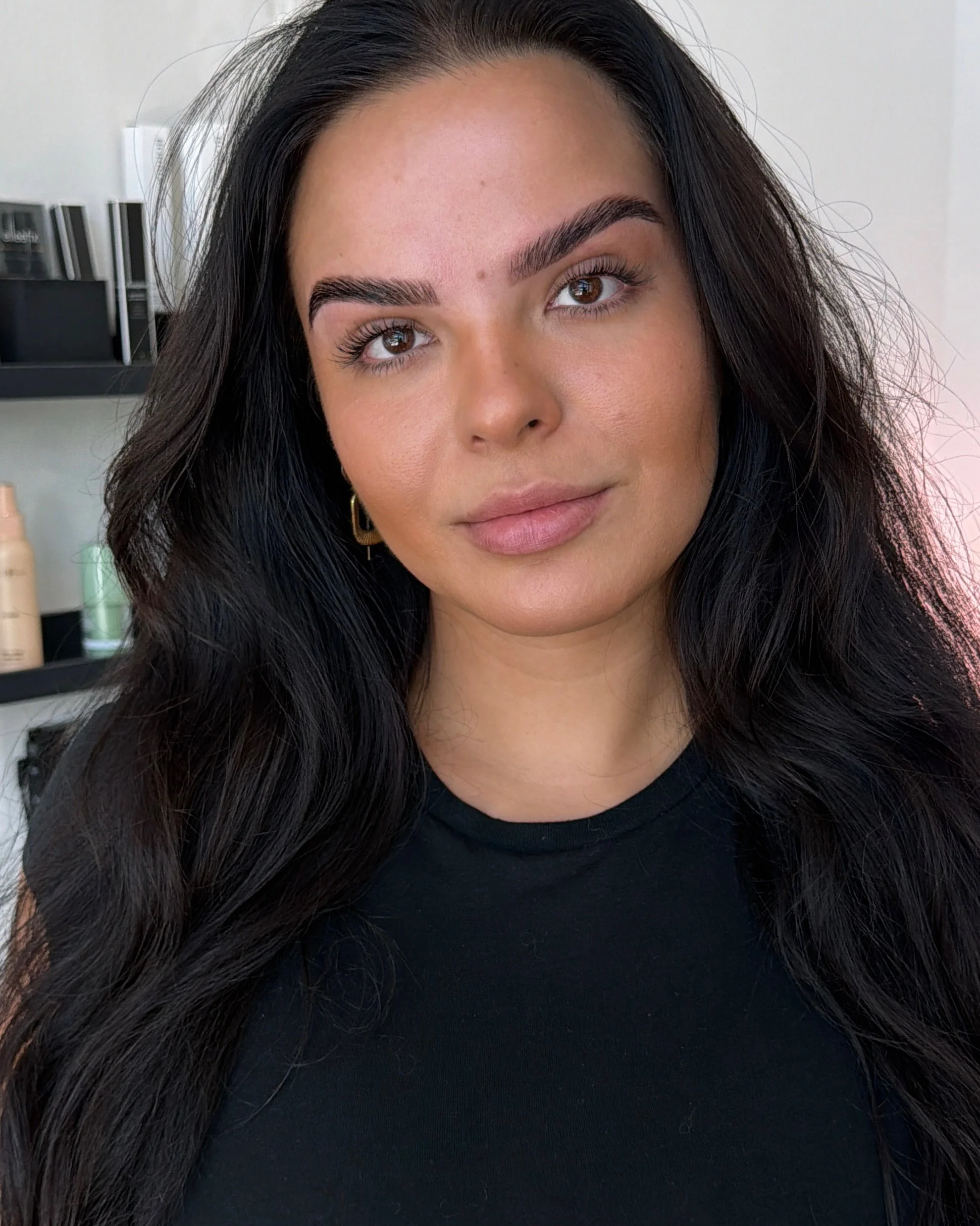 oft natural brow lamination before and after
