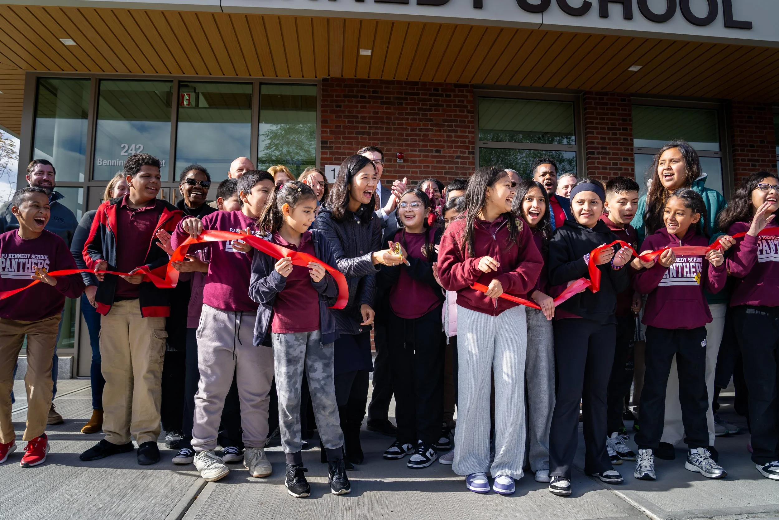 PJ Kennedy Elementary Ribbon-Cutting Ceremony with City of Boston Mayor Michelle Wu