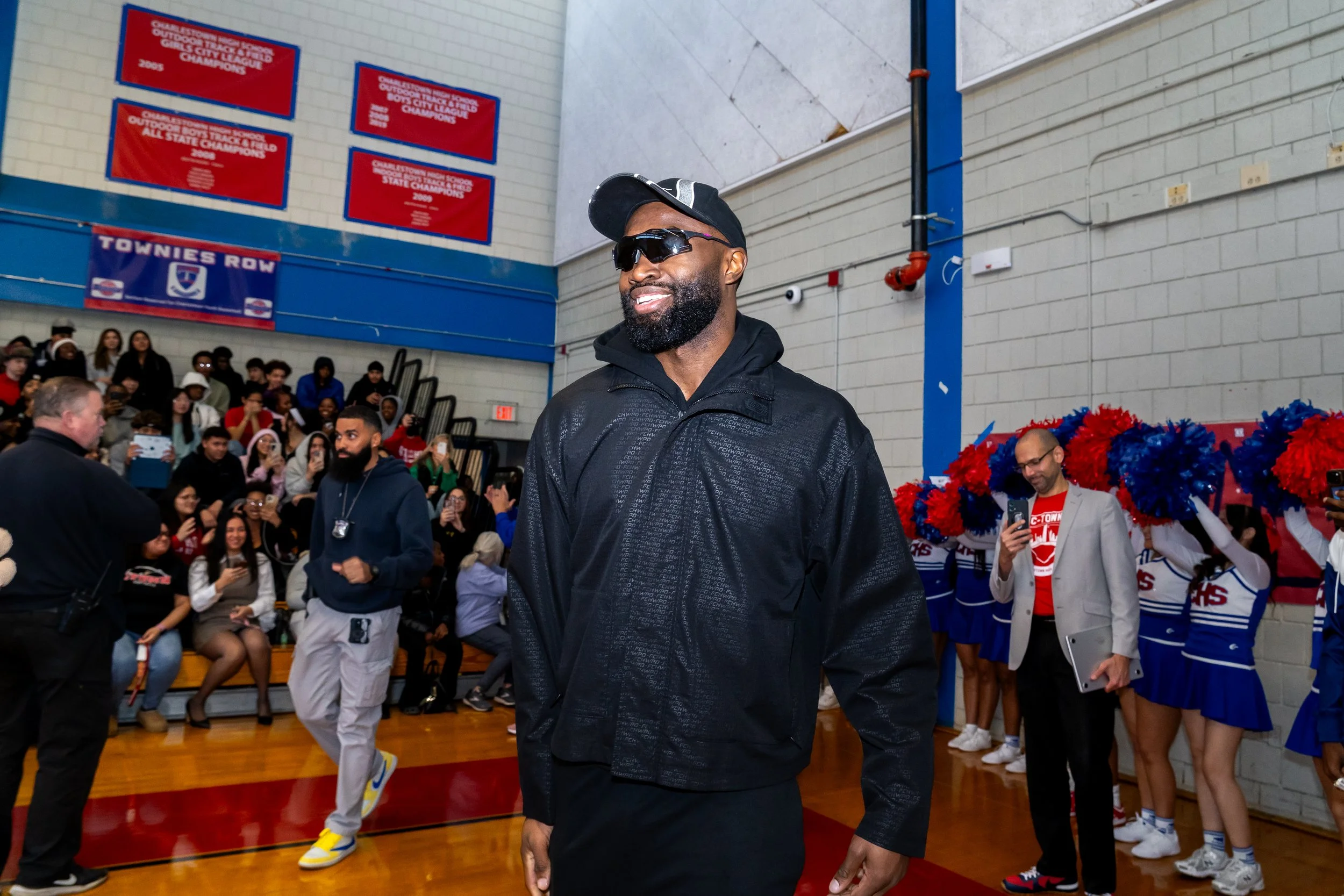 NBA Star Jaylen Brown and Streamer DDG Surprise Charlestown High School with a Winter Pep Rally