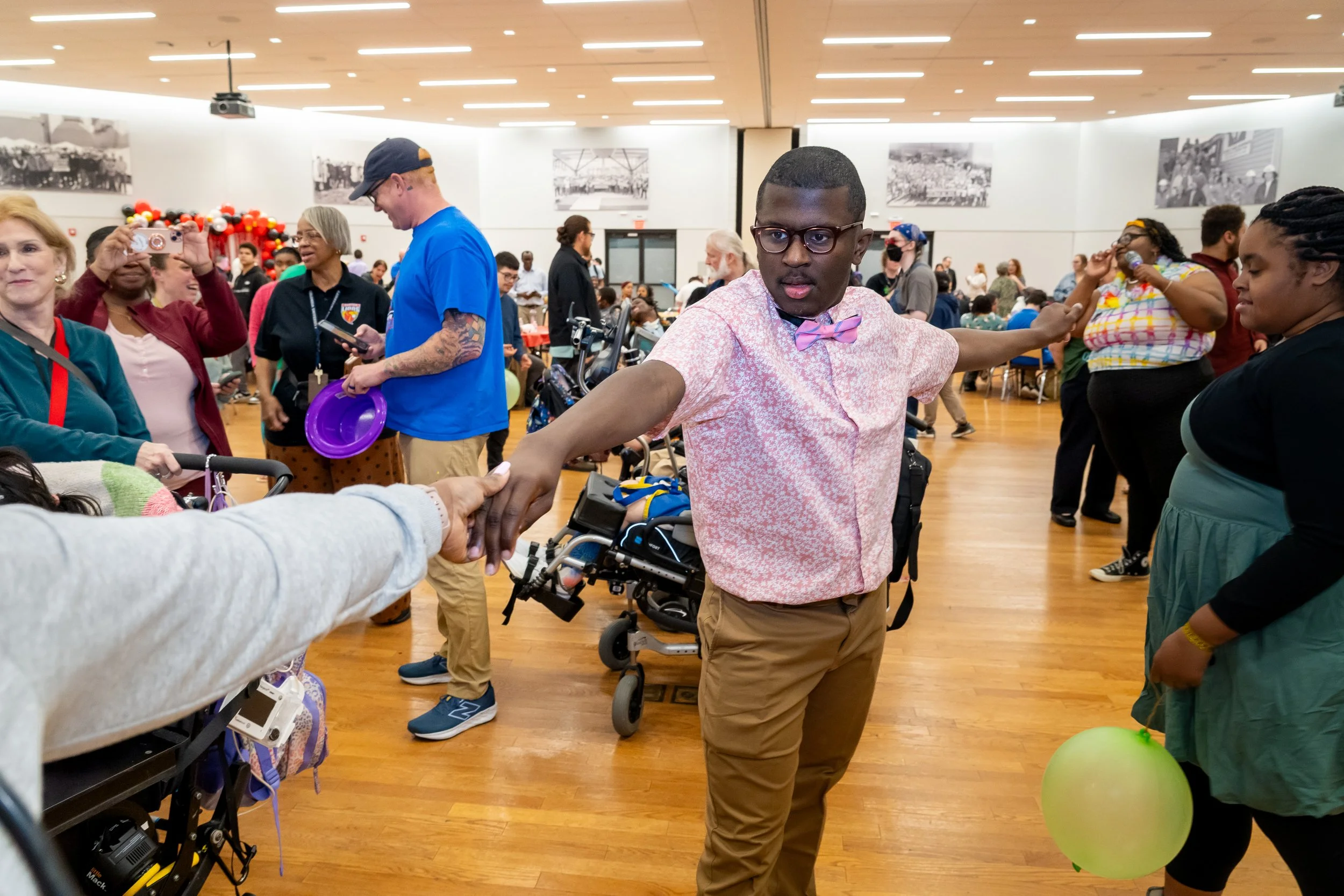 Boston Public Schools student dances.