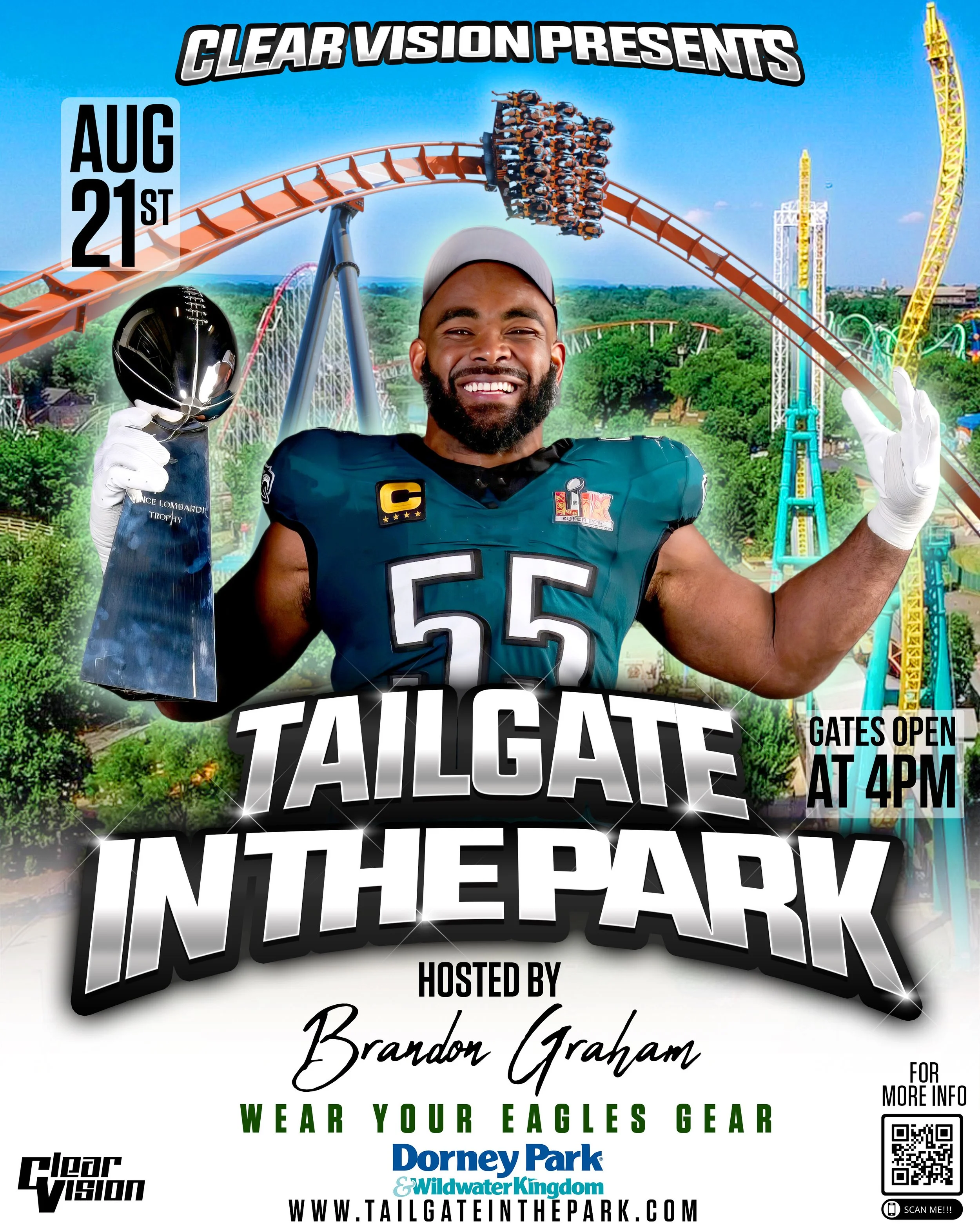 Brandon Graham Tailgate In The Park