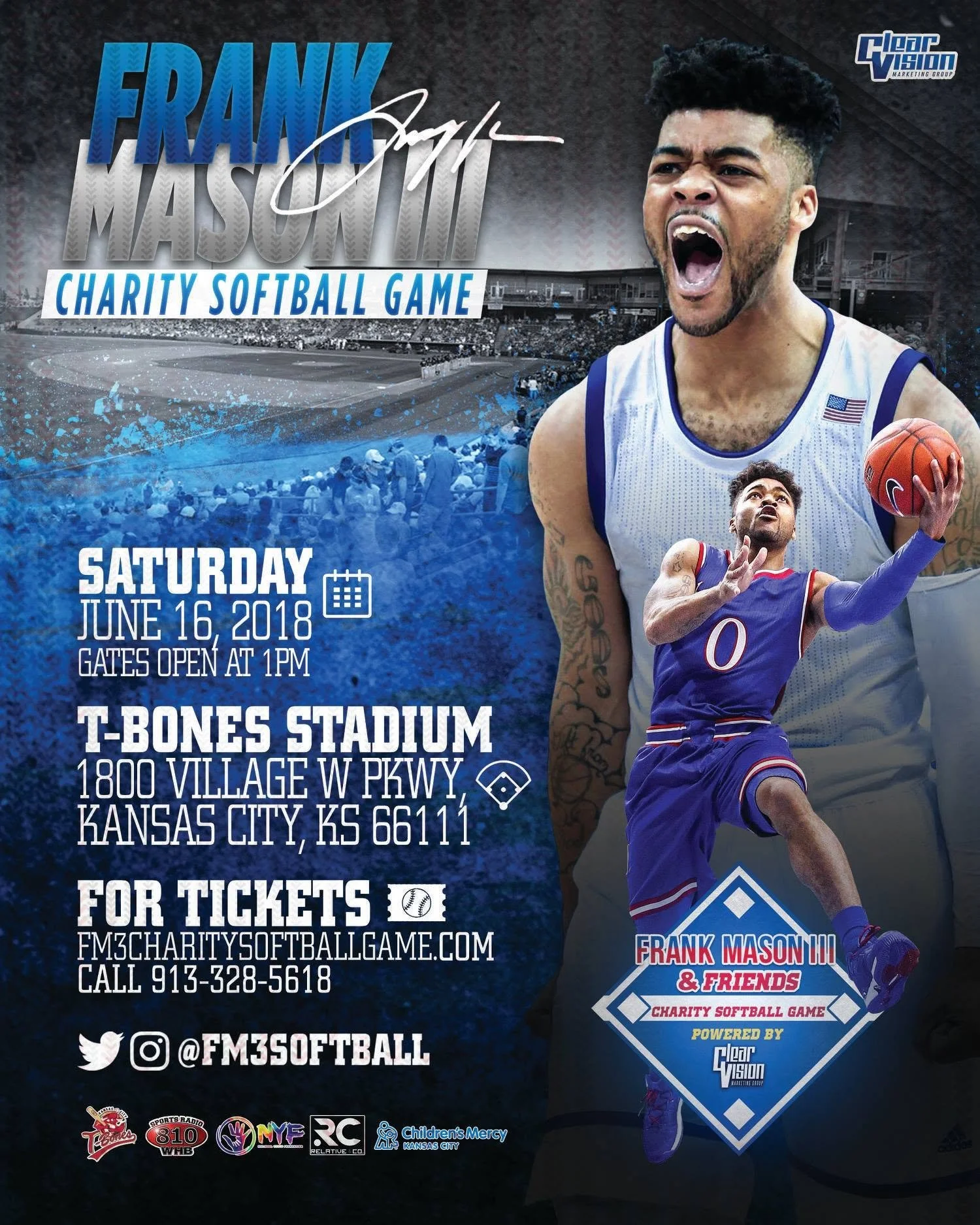 Frank Mason Inaugural Celebrity Softball Game