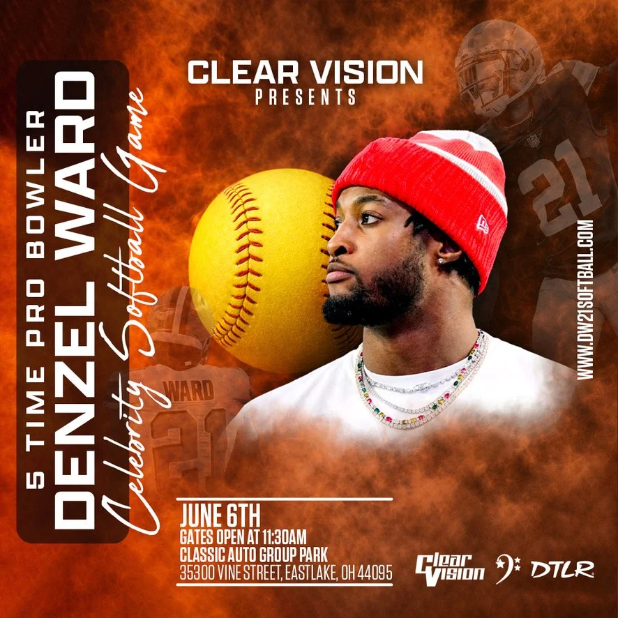 Denzel Ward Celebrity Softball Game