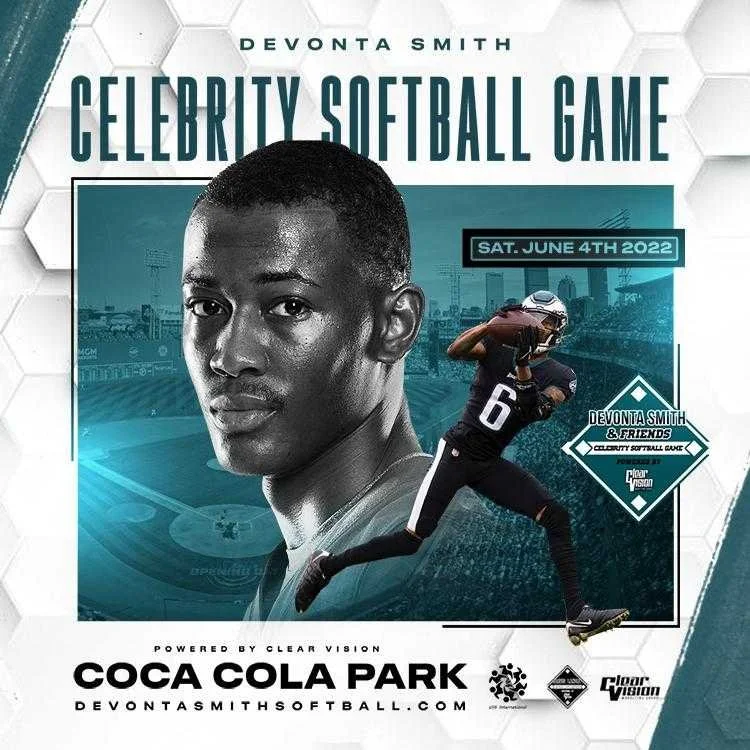 Devonta Smith Inaugural Celebrity Softball Game