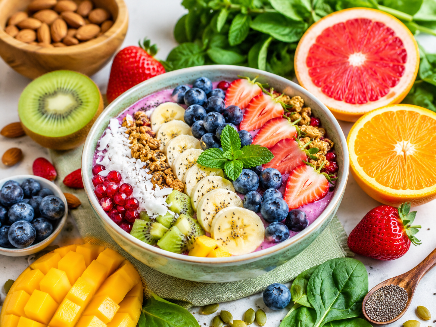 Acai Bowl with fruit