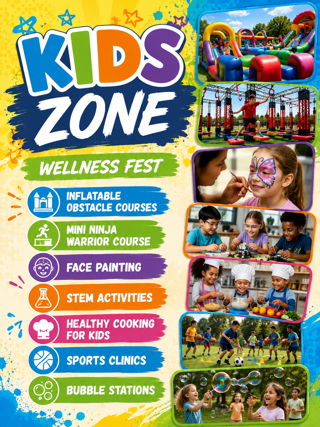 Kids Participating in multiple activities