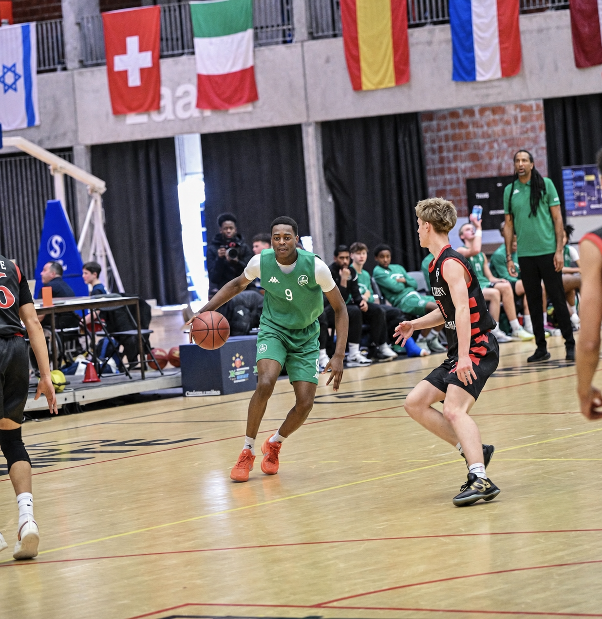 Gators U15 player in action Belgium Tournament