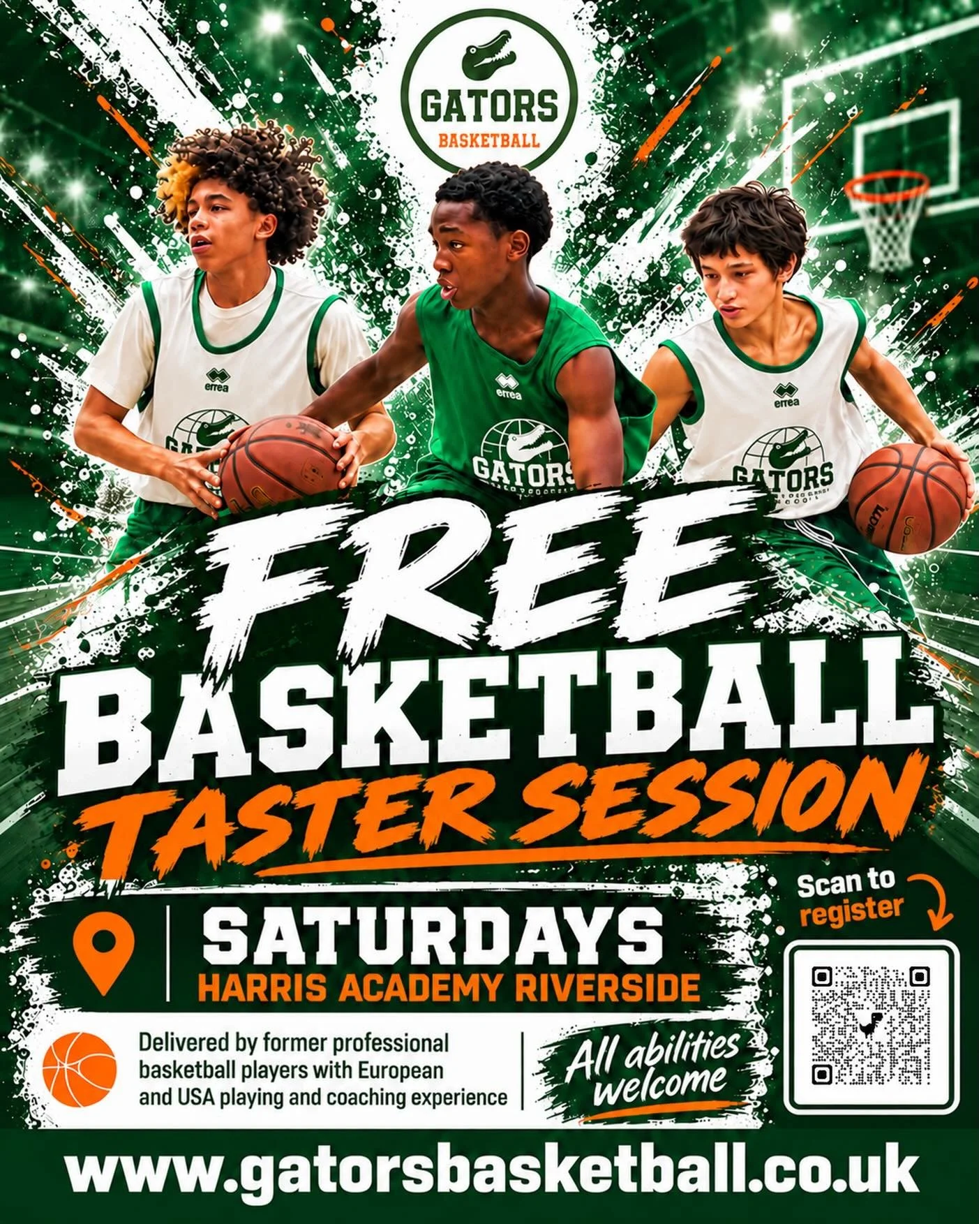 🏀💚 JOIN THE GATORS FAMILY! 🐊🔥

Looking to get into basketball? Want to improve your skills, build confidence, make new friends and be part of something special?

GATORS BASKETBALL CLUB IS WELCOMING NEW PLAYERS! 🏀

Whether you&rsquo;re picking up