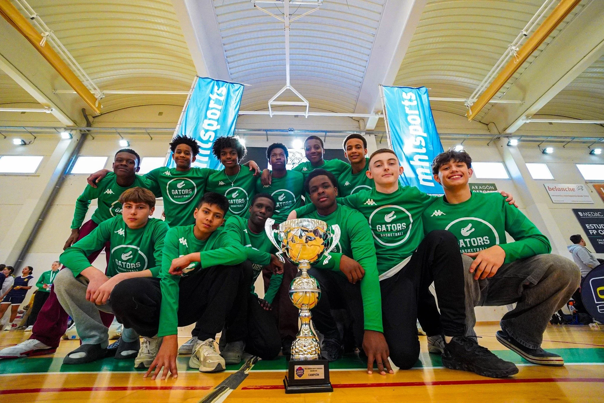 Gators U14 International Academy Zaragoza Tournament Champions