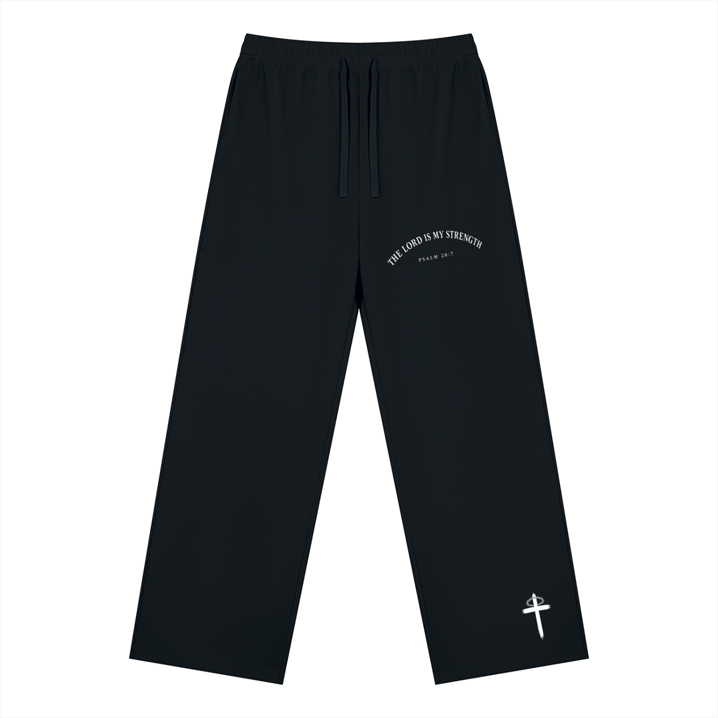 Unisex Straight Leg Sweatpants The Lord Is My Strength