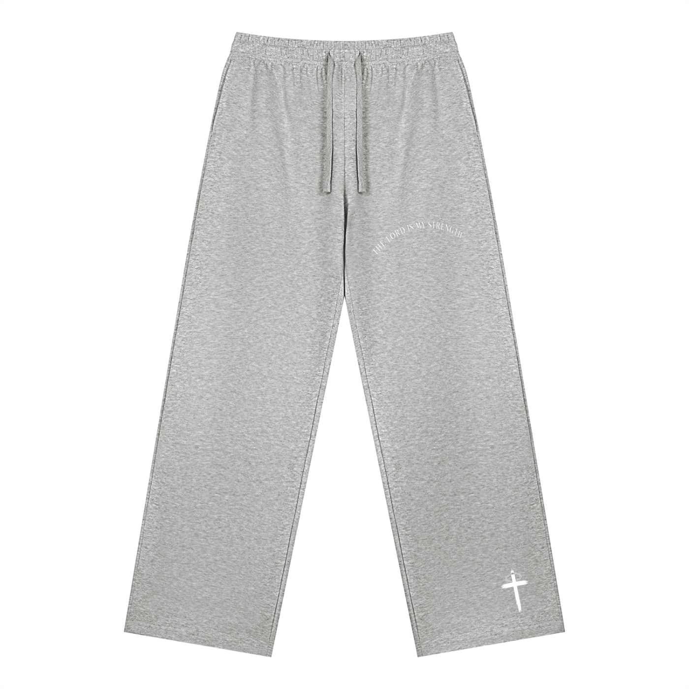 Unisex Straight Leg Sweatpants The Lord Is My Strength