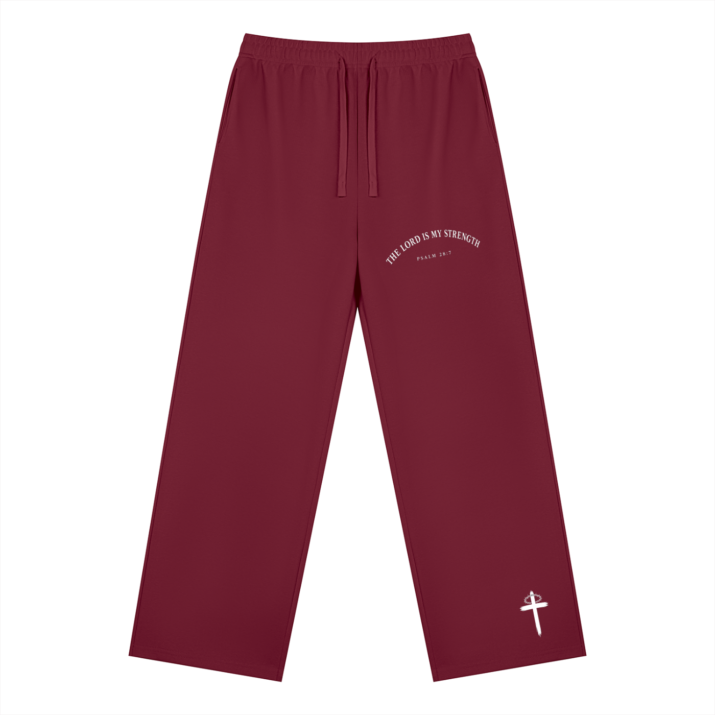 Unisex Straight Leg Sweatpants The Lord Is My Strength