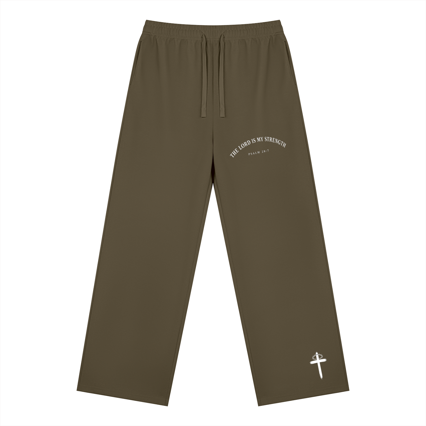 Unisex Straight Leg Sweatpants The Lord Is My Strength