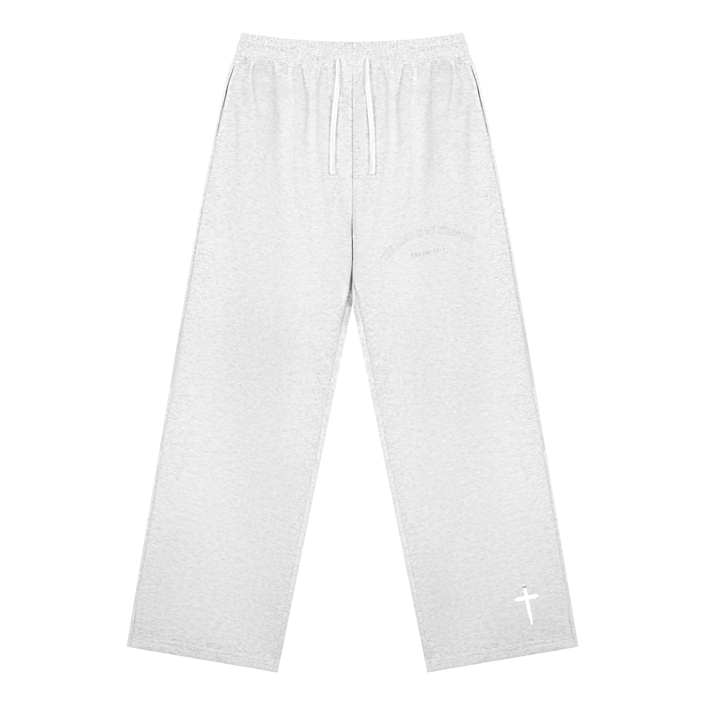 Unisex Straight Leg Sweatpants The Lord Is My Strength