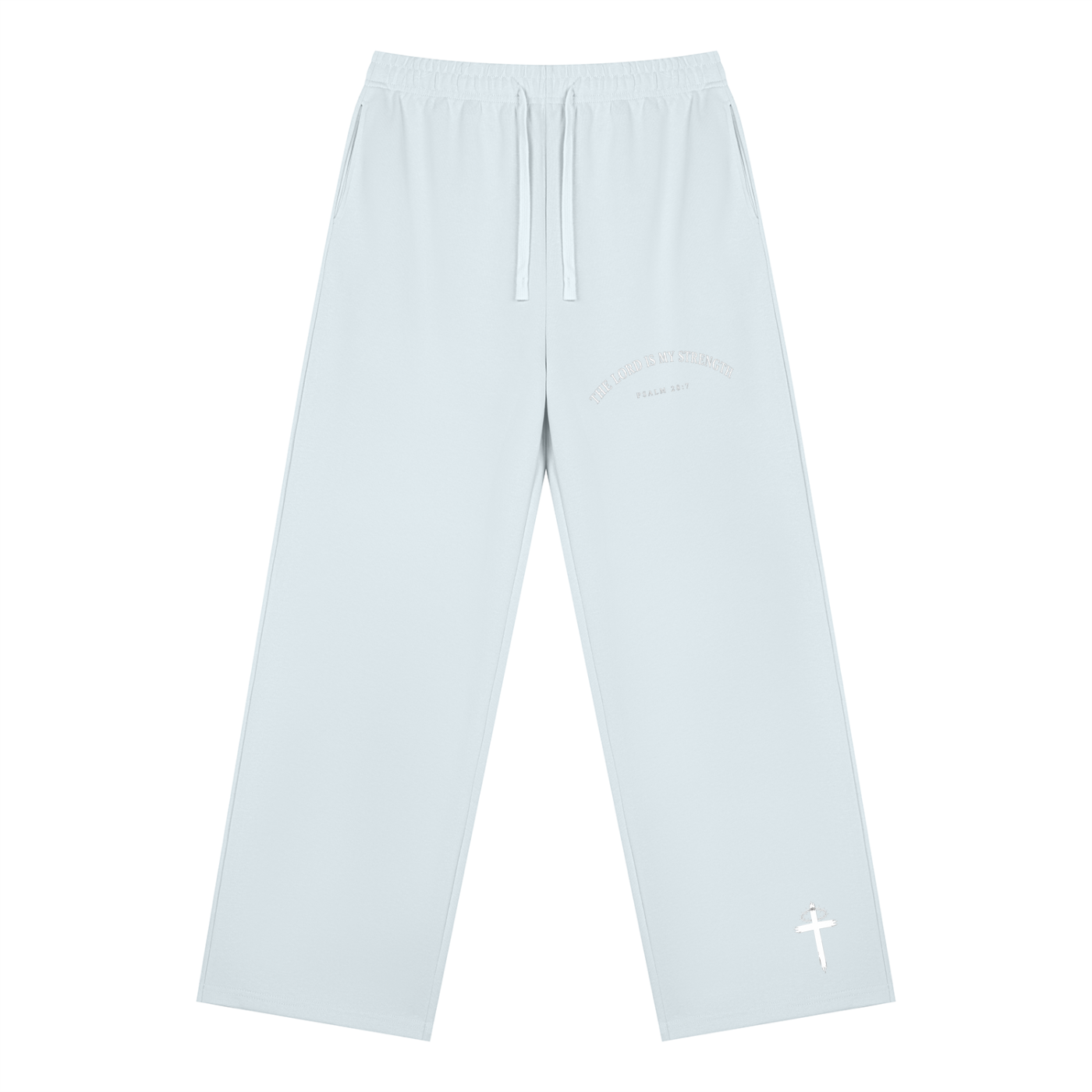 Unisex Straight Leg Sweatpants The Lord Is My Strength