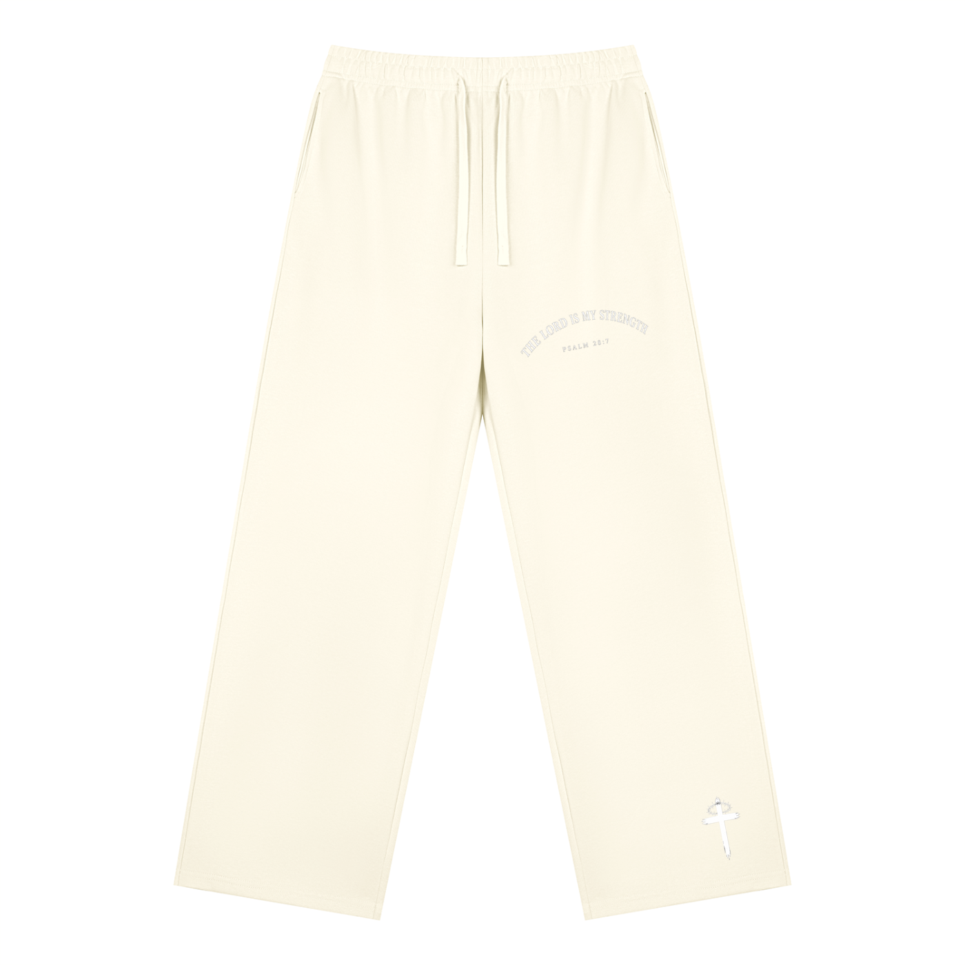 Unisex Straight Leg Sweatpants The Lord Is My Strength