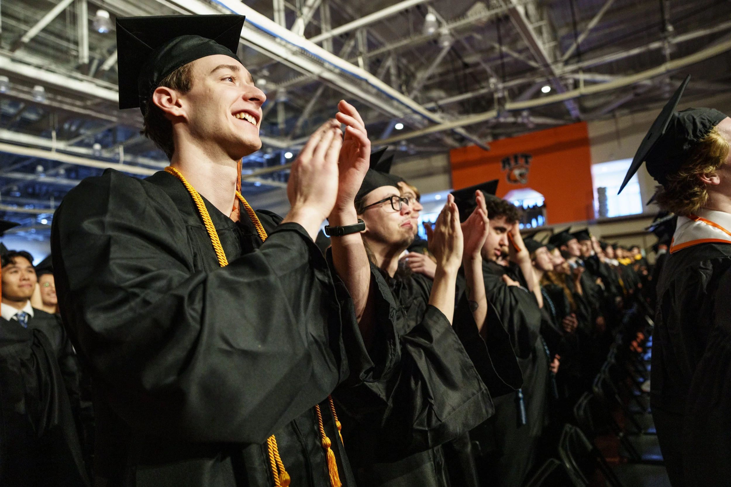 Graduates in the Gleason College of Information Science at the Rochester Institute of Technology commencement May 9, 2026