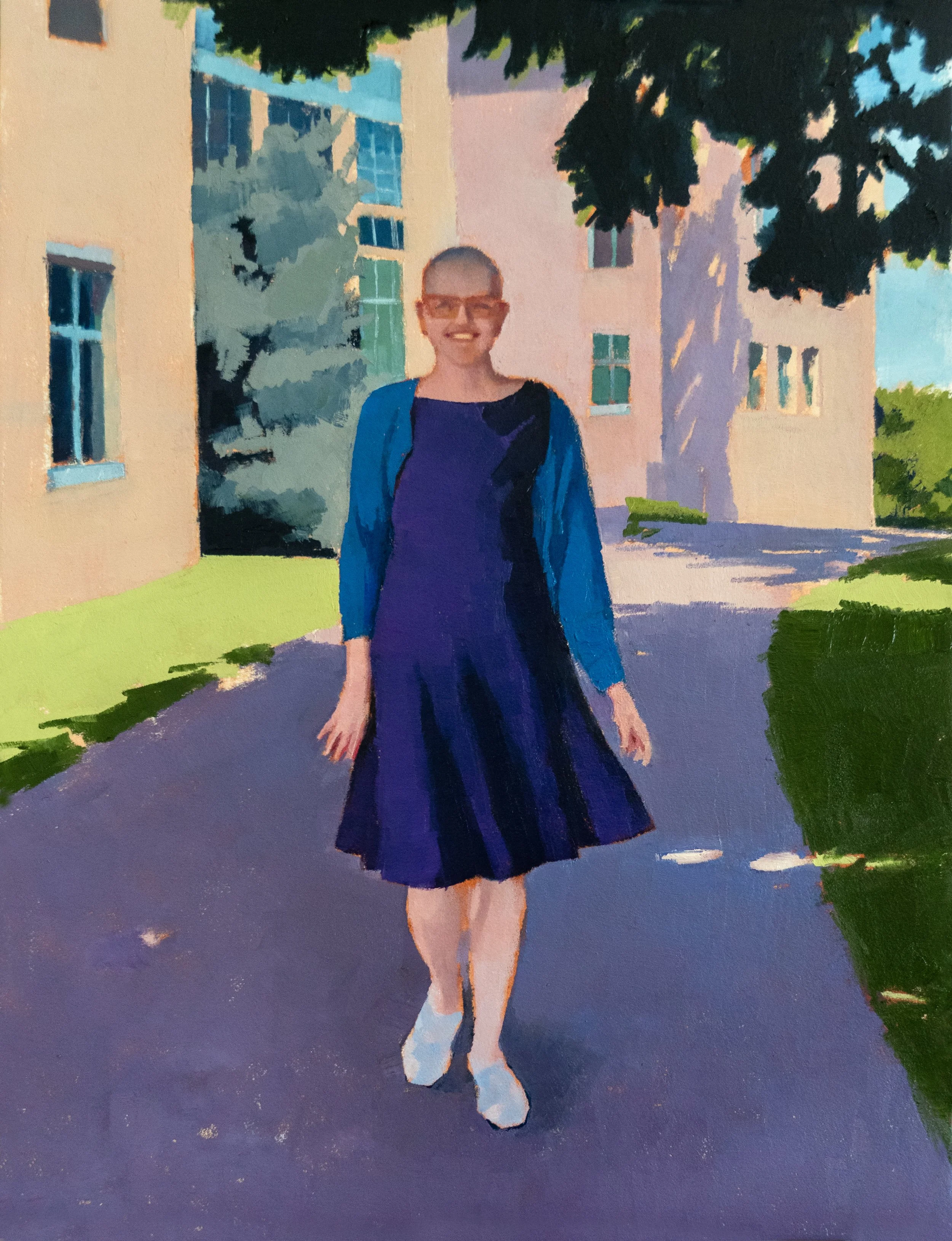 "Frankie," 2026, oil on board, 12"x16" (NFS)