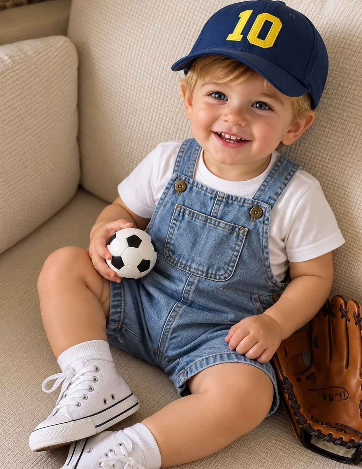 Classic Boys' Denim Overalls