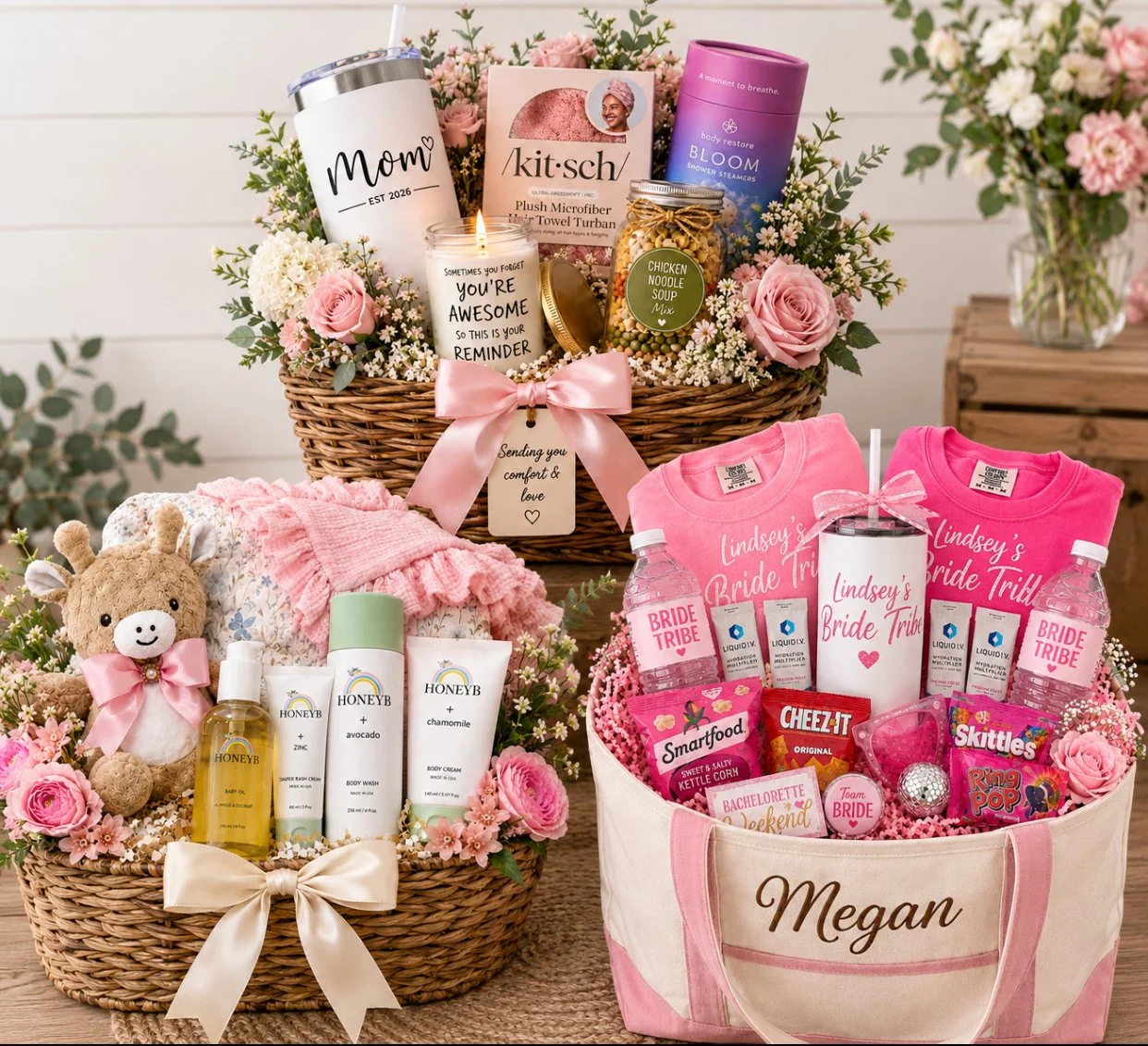 Custom Curated Gift Baskets