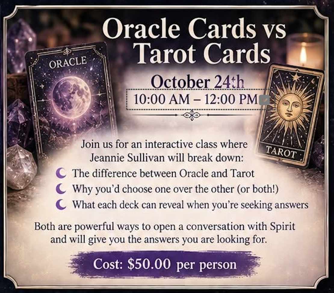 Oracle Cards vs. Tarot Cards