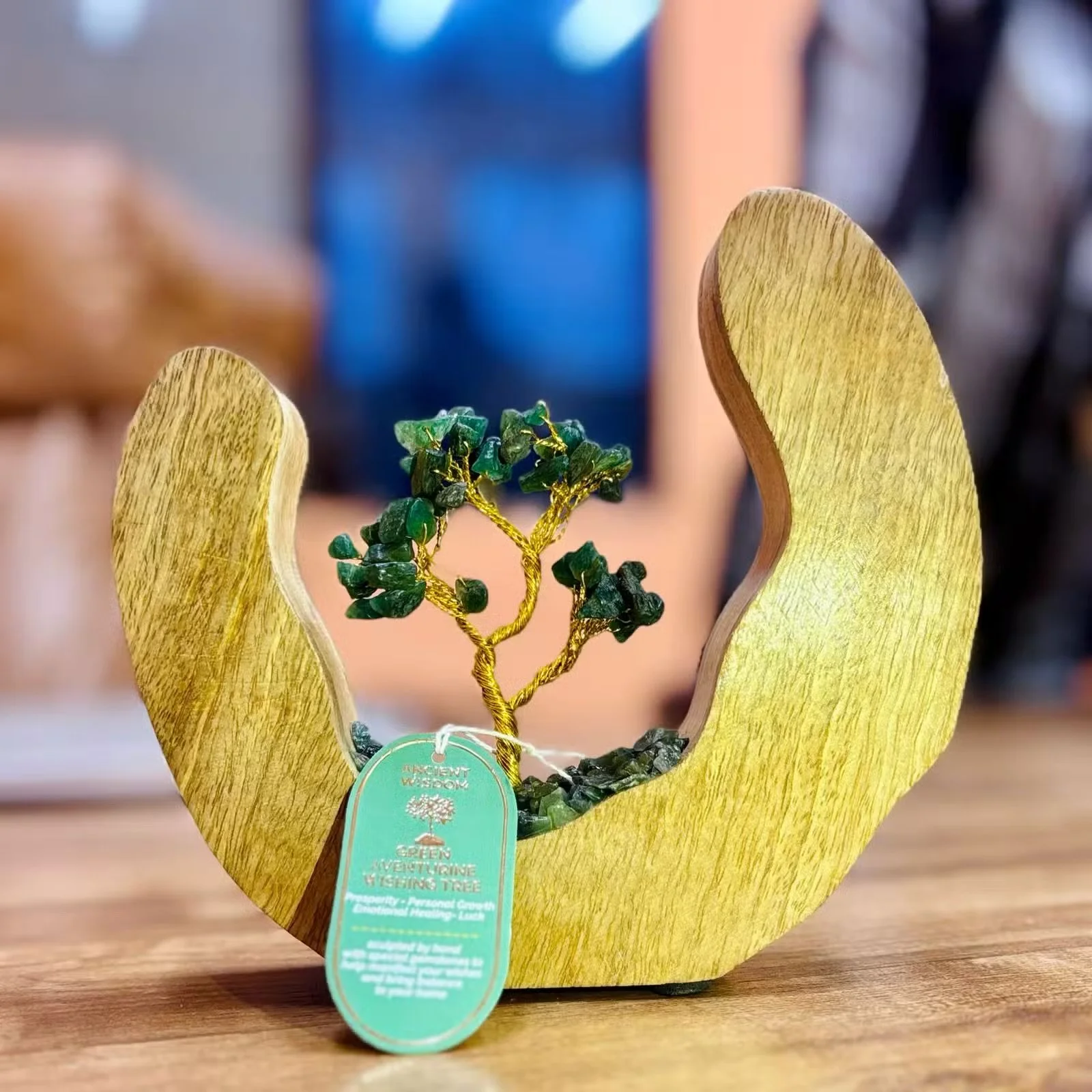 Green Aventurine Gemstone Tree Garden