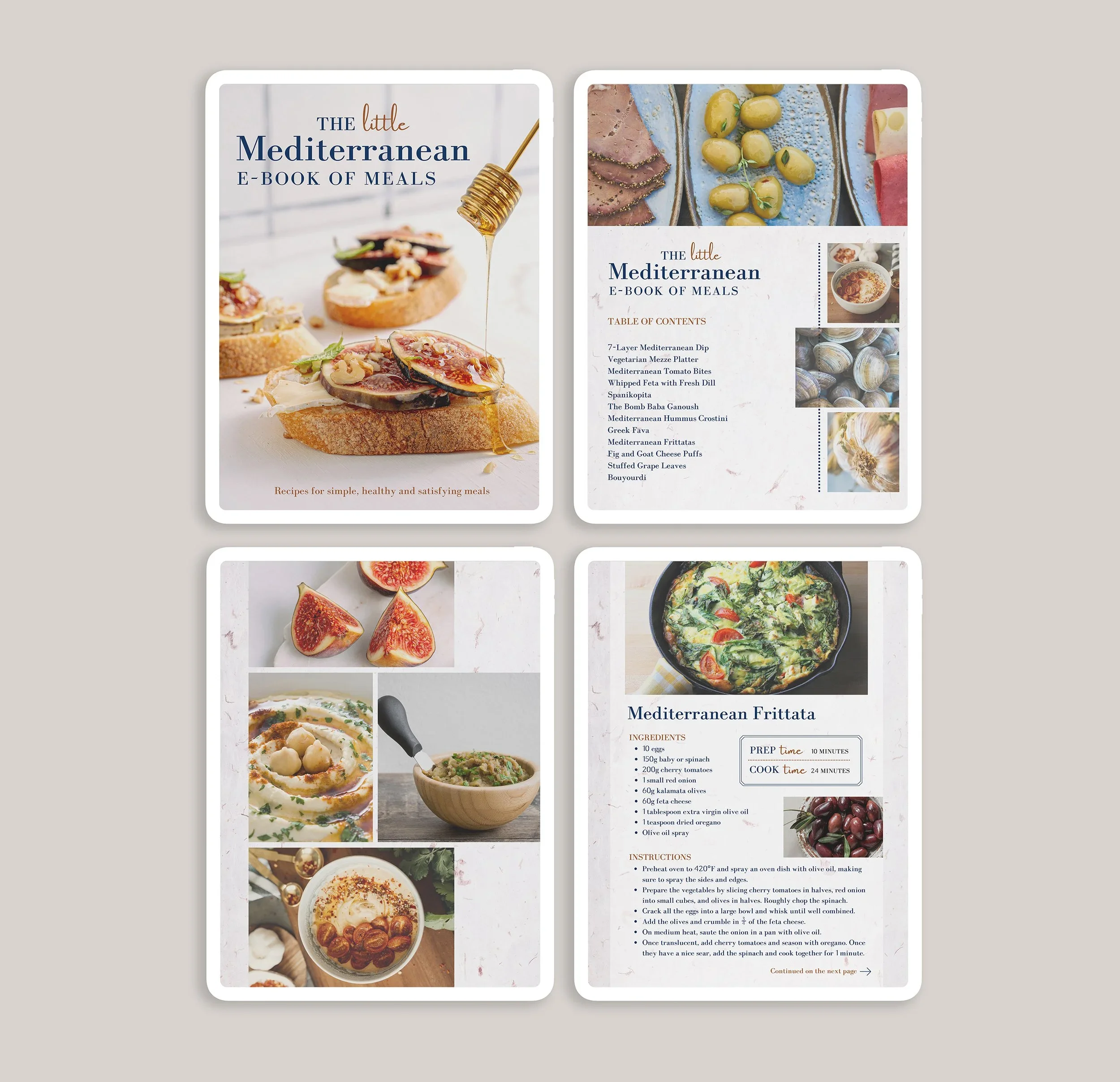The Little Mediterranean E-Book of Meals