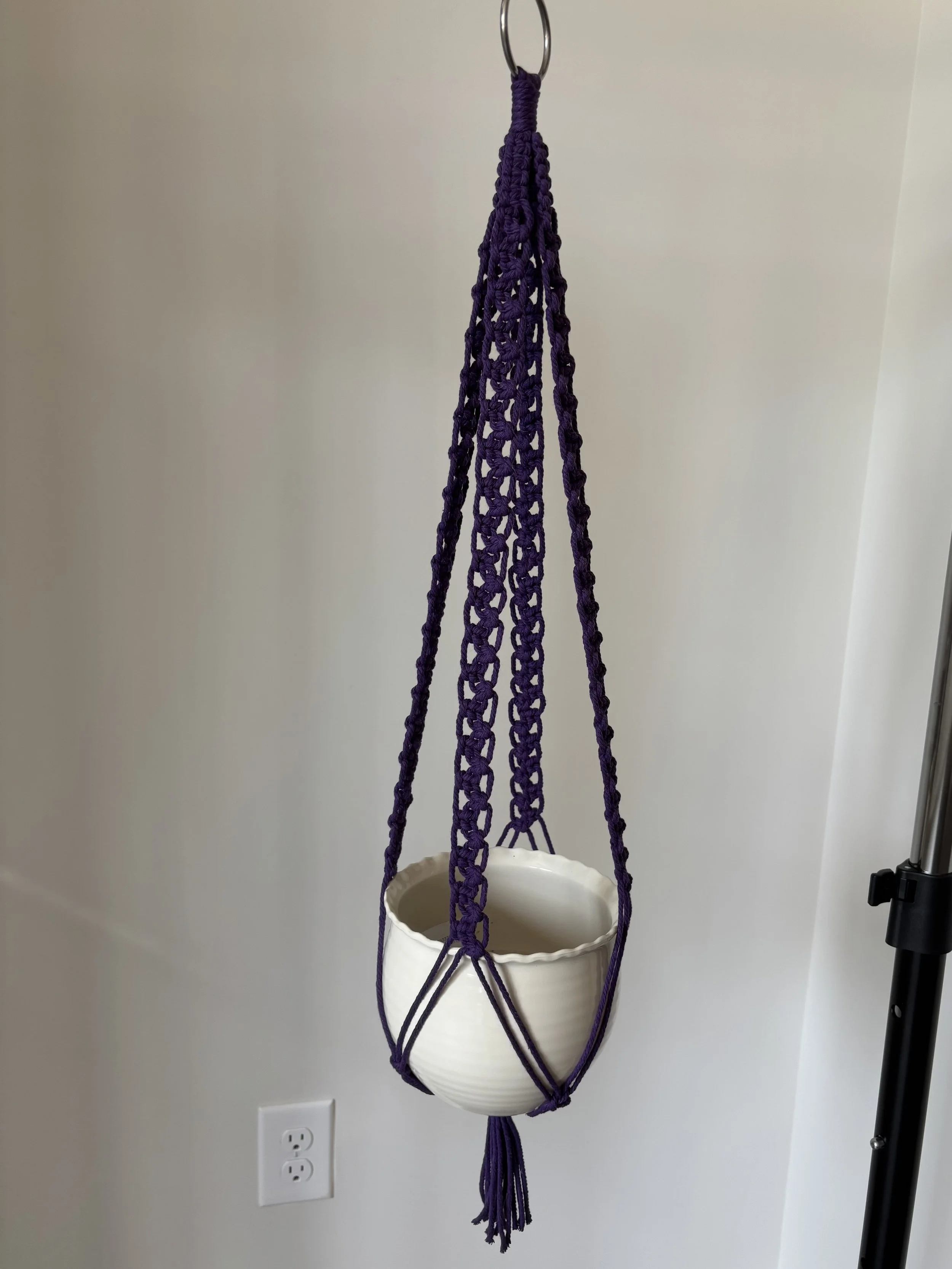 Loop Knot Macrame Plant Hanger
