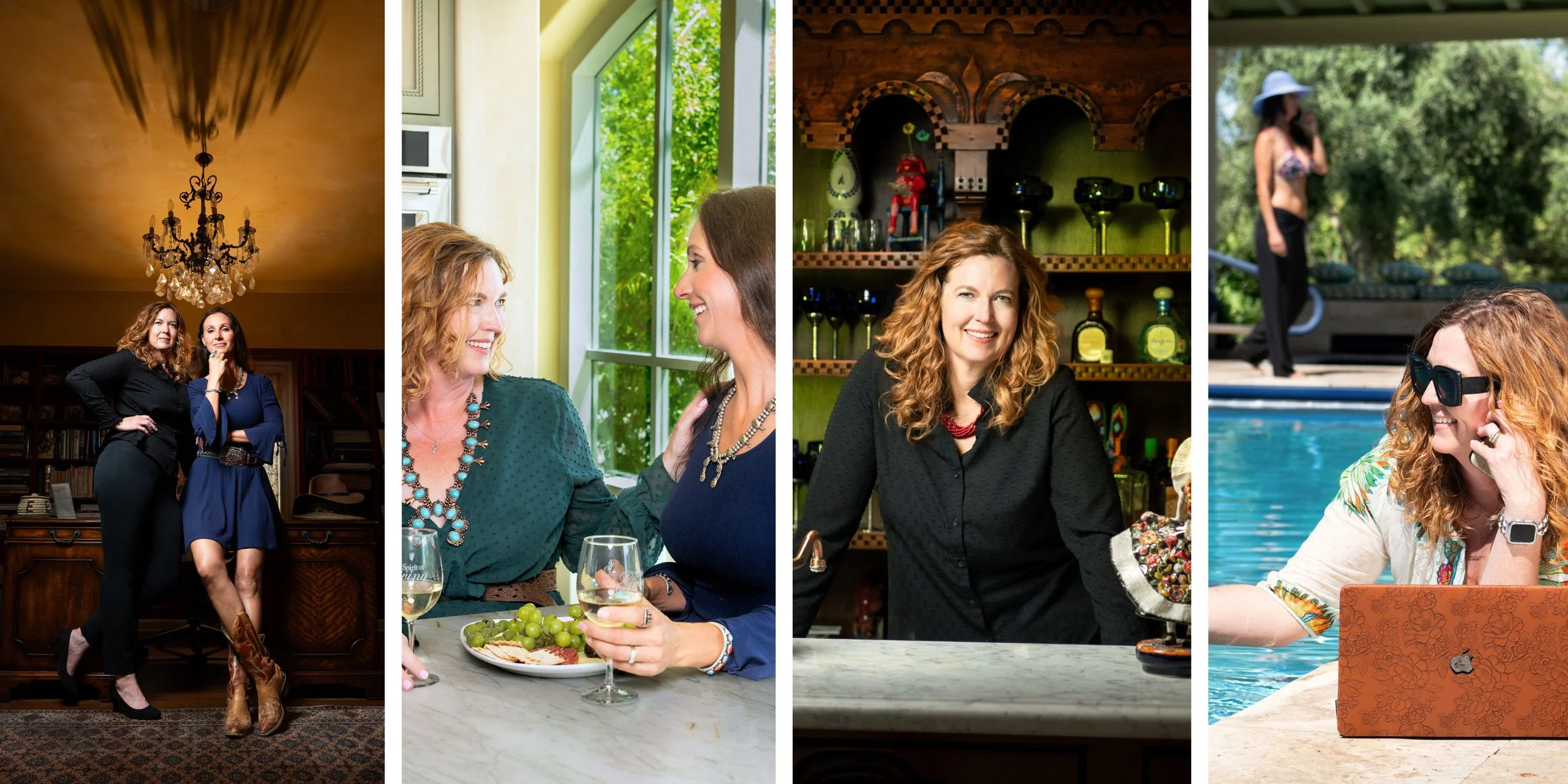 a variety of branding images on location during a tucson branding photo shoot