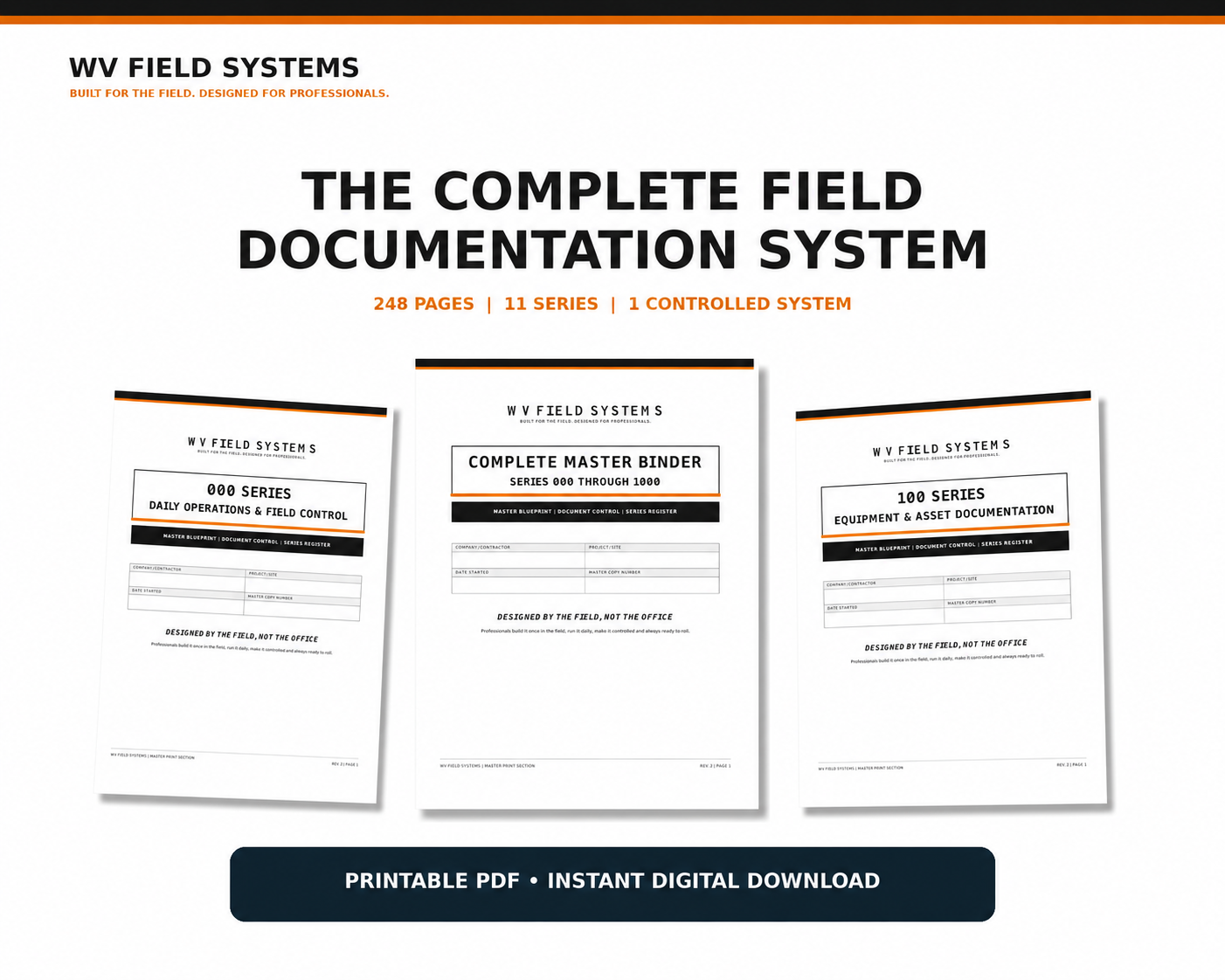 Complete WV Field Systems Documentation Package