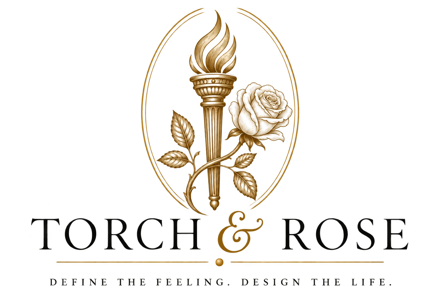 Torch & Rose logo