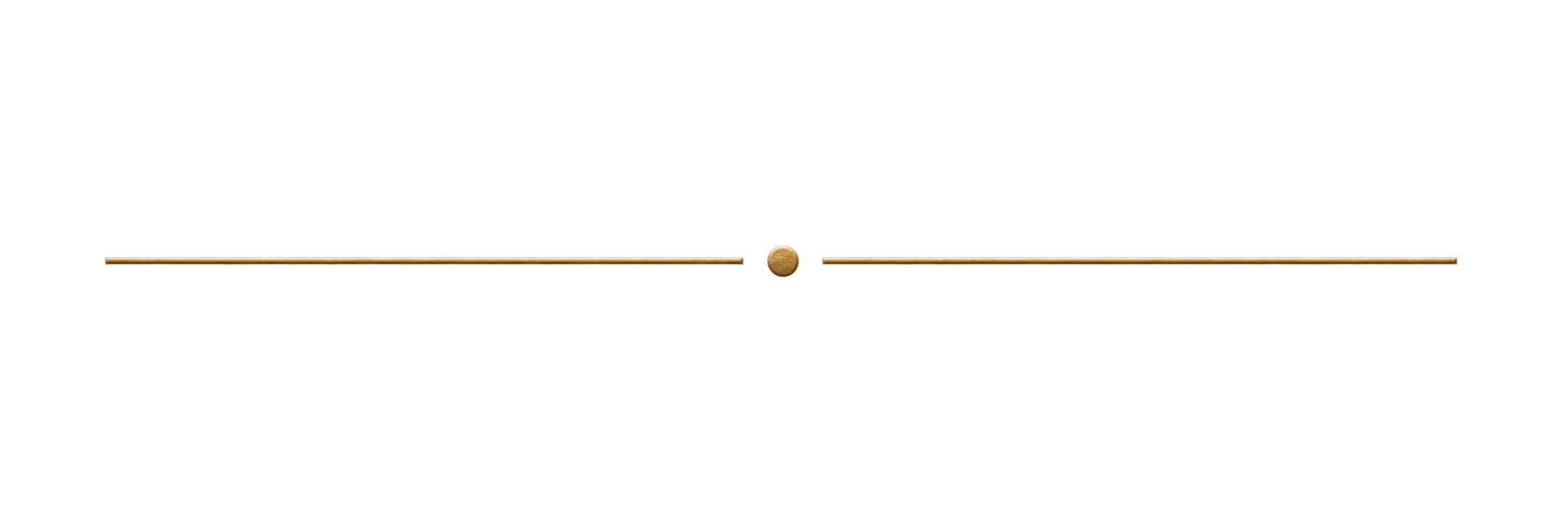 Torch & Rose gold accent divider