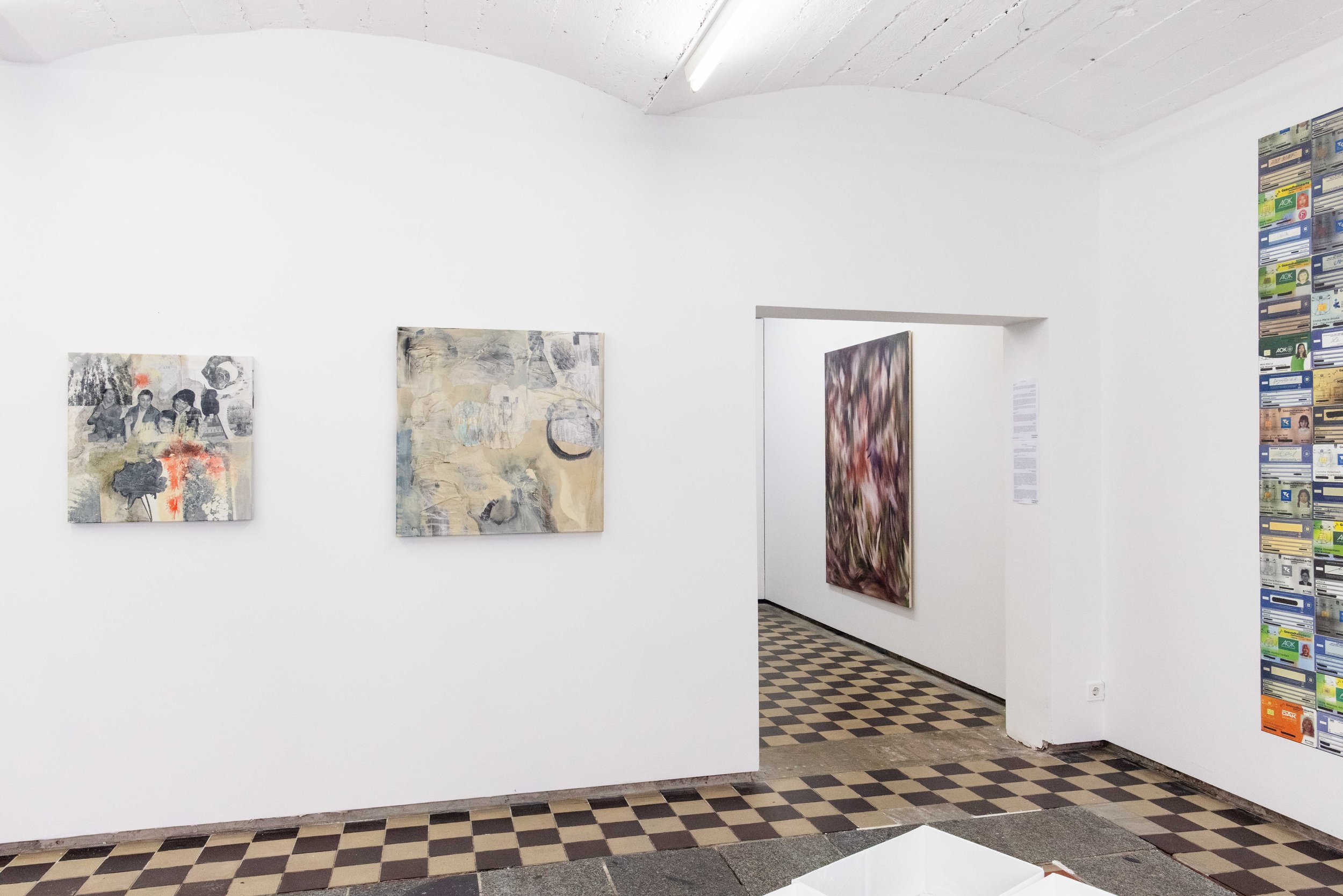"Unter der Haut der Erinnerung", 50x50 & 80x80cm, 2025, after the butcher © moritz haase