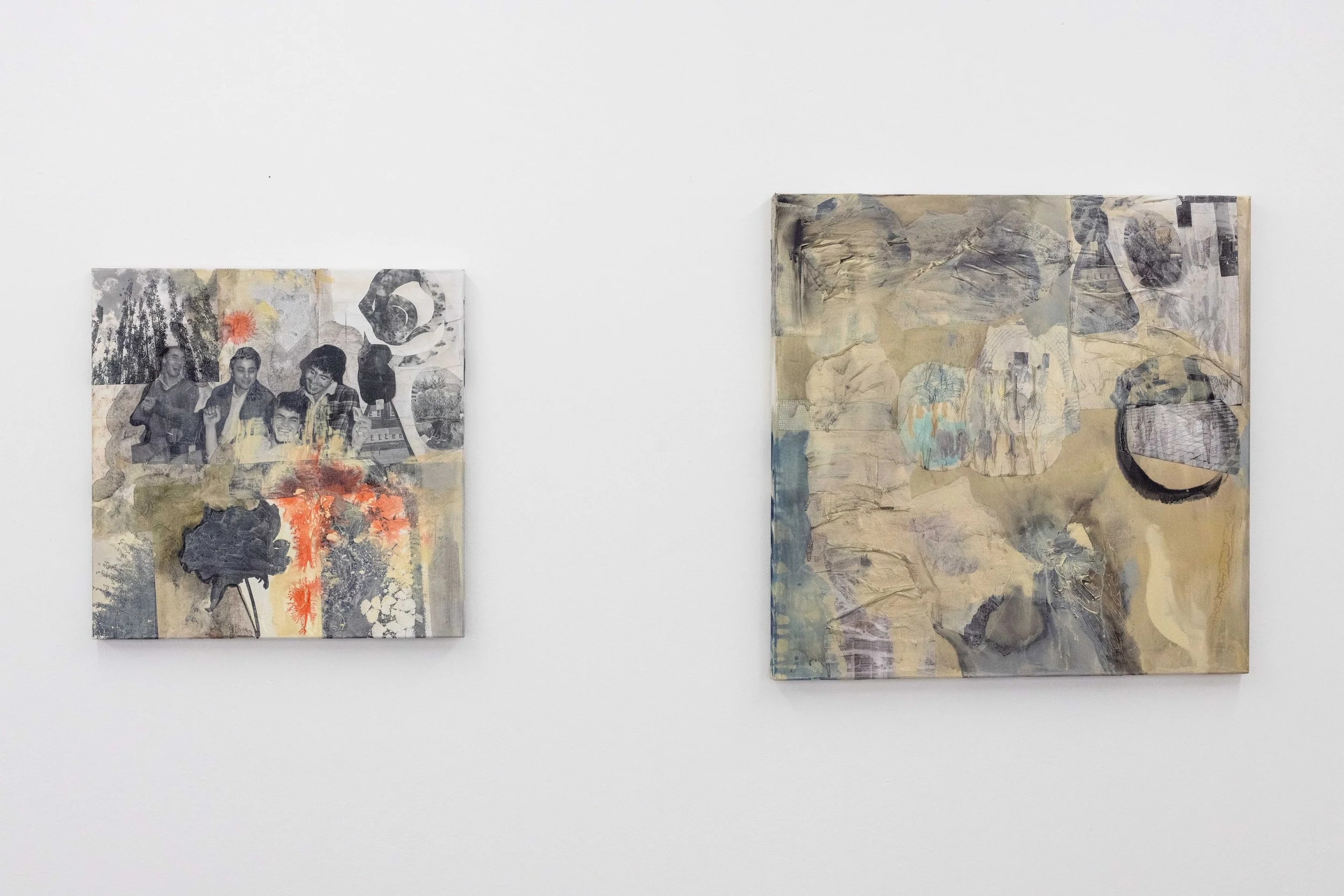 "Unter der Haut der Erinnerung", 50x50 & 80x80cm, 2025, after the butcher © moritz haase