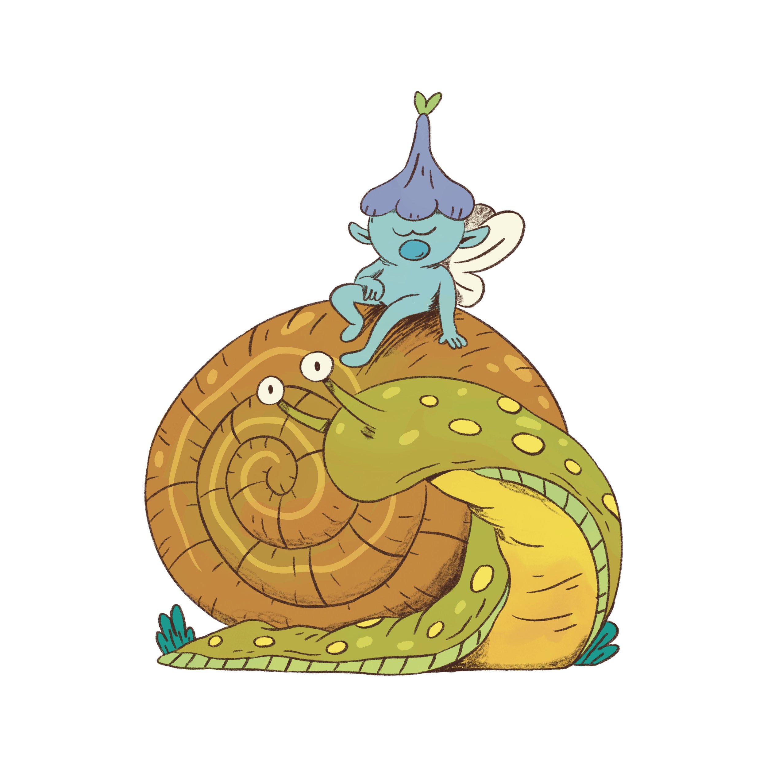 Fairy Snail Sticker