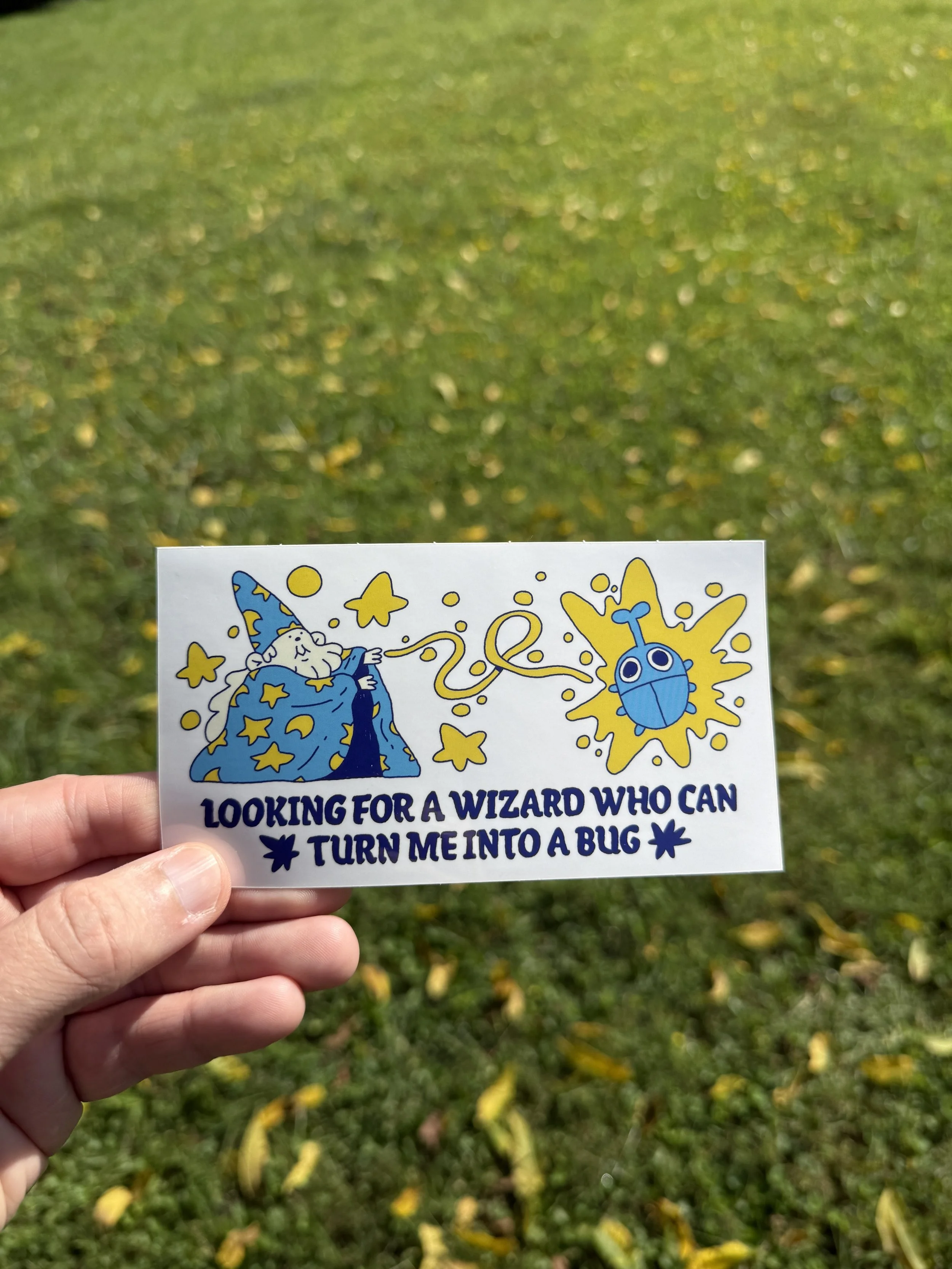 Wizard Bug Bumper Sticker