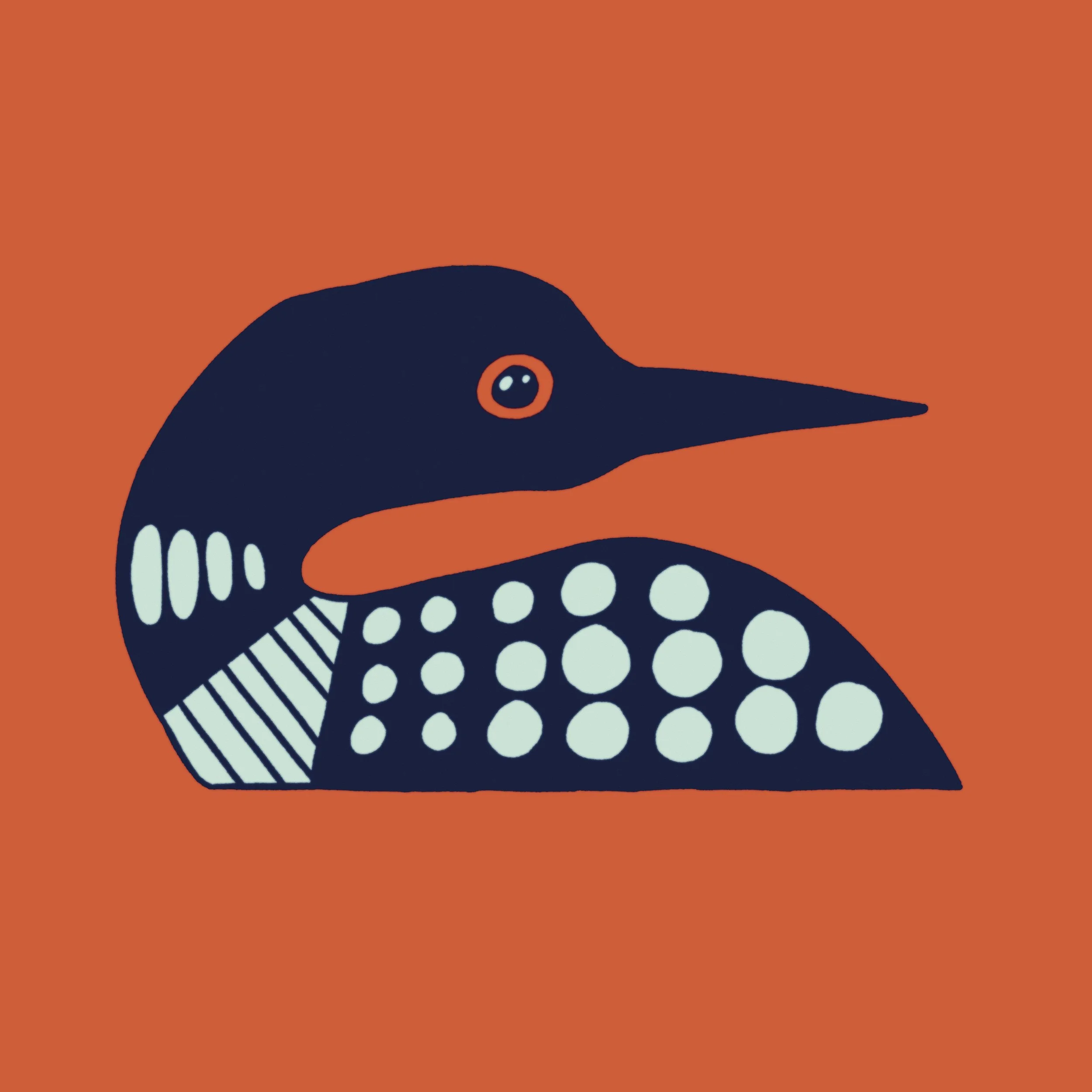 Loon Sticker