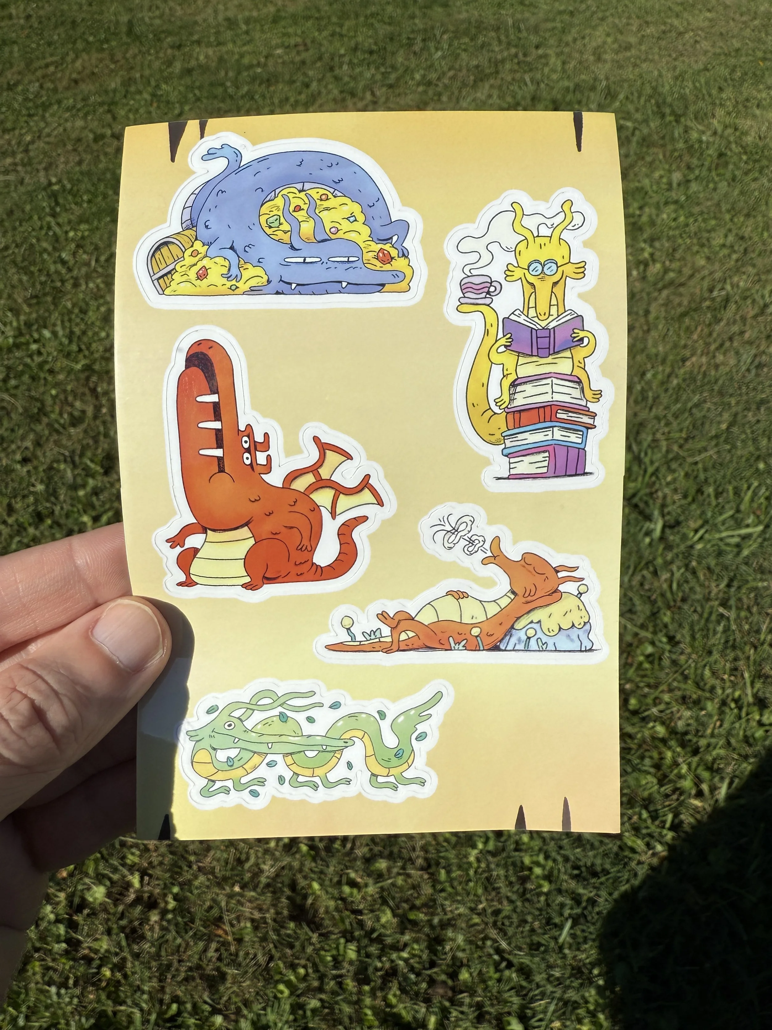 Dragons Sticker Sheet