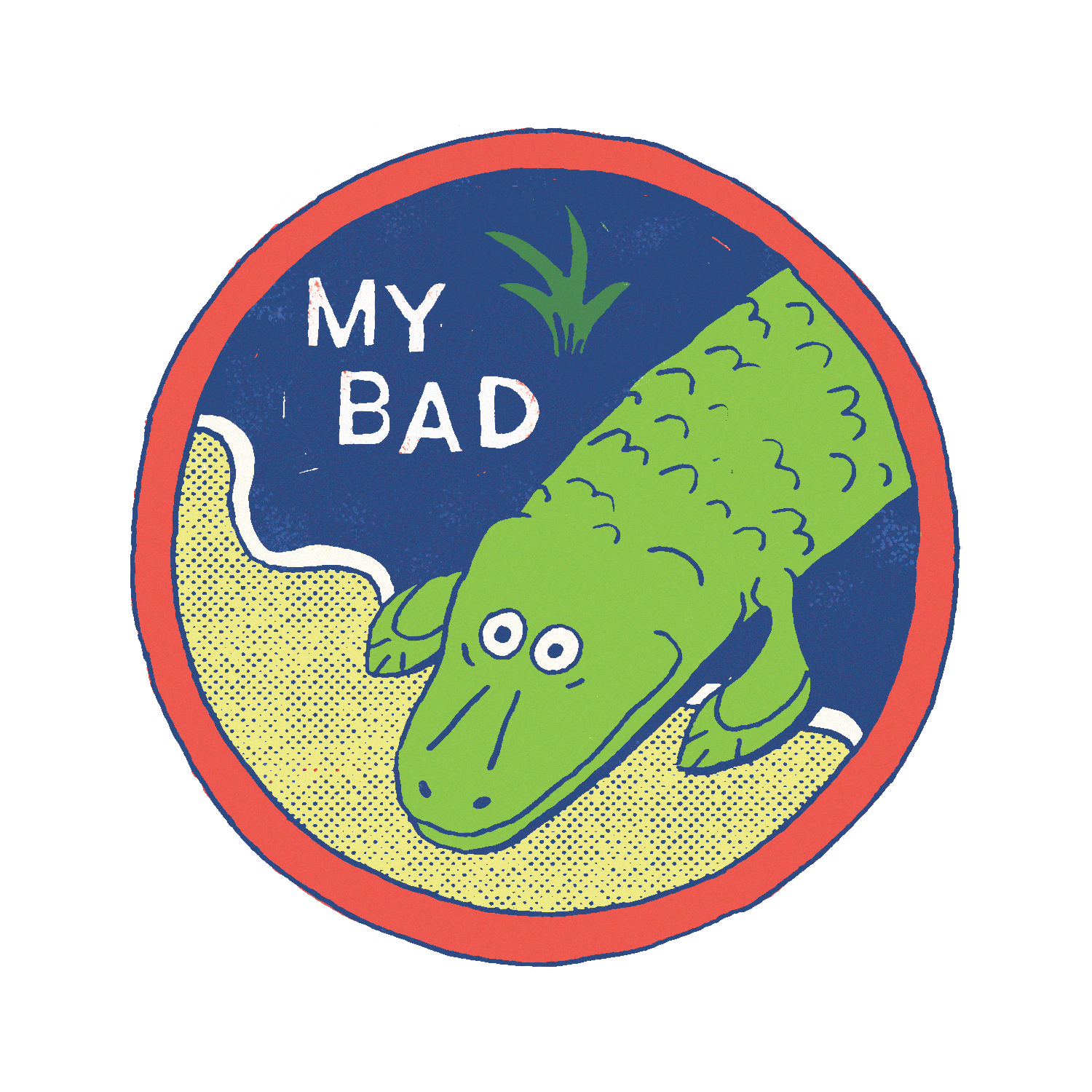 My Bad Sticker