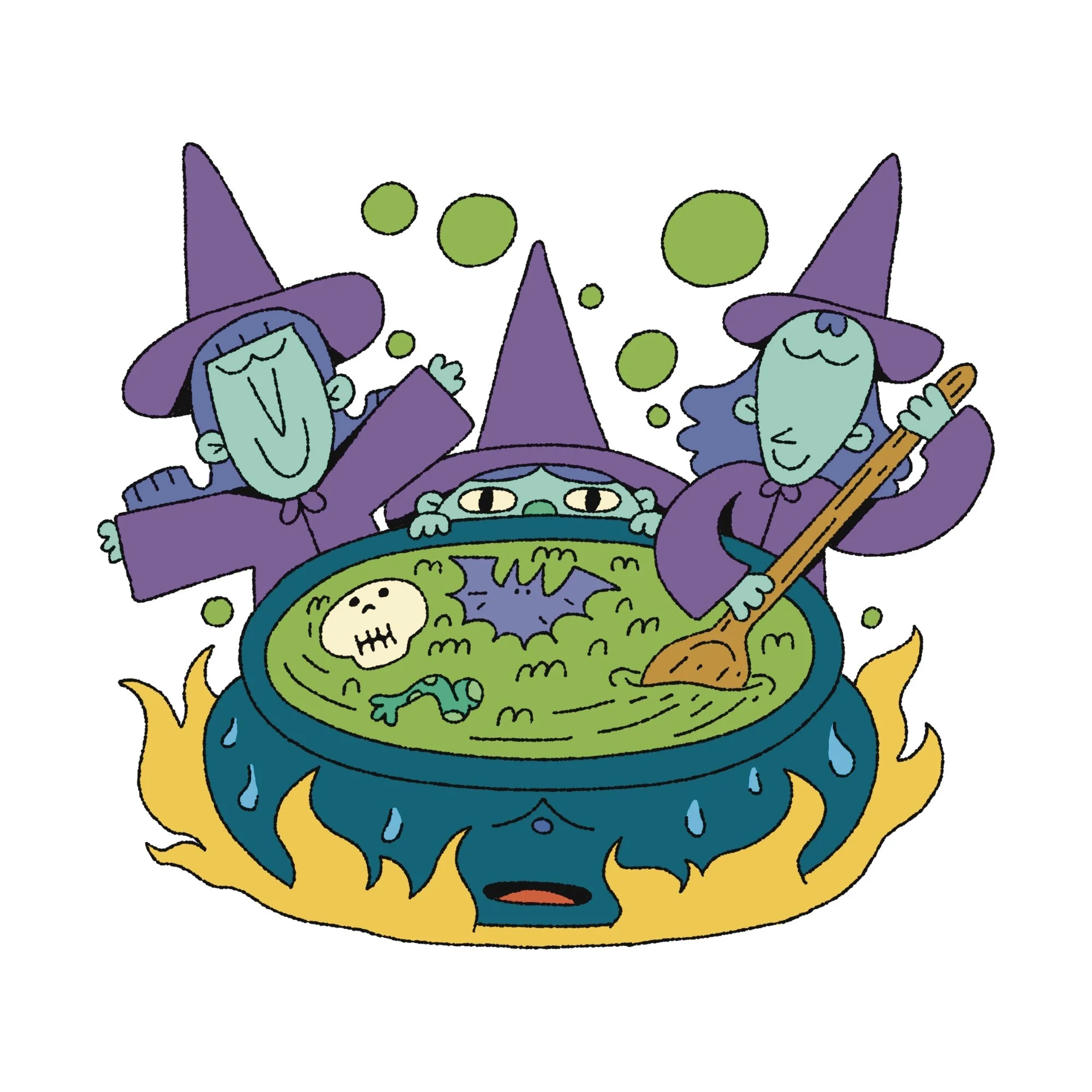 Three Witches Sticker