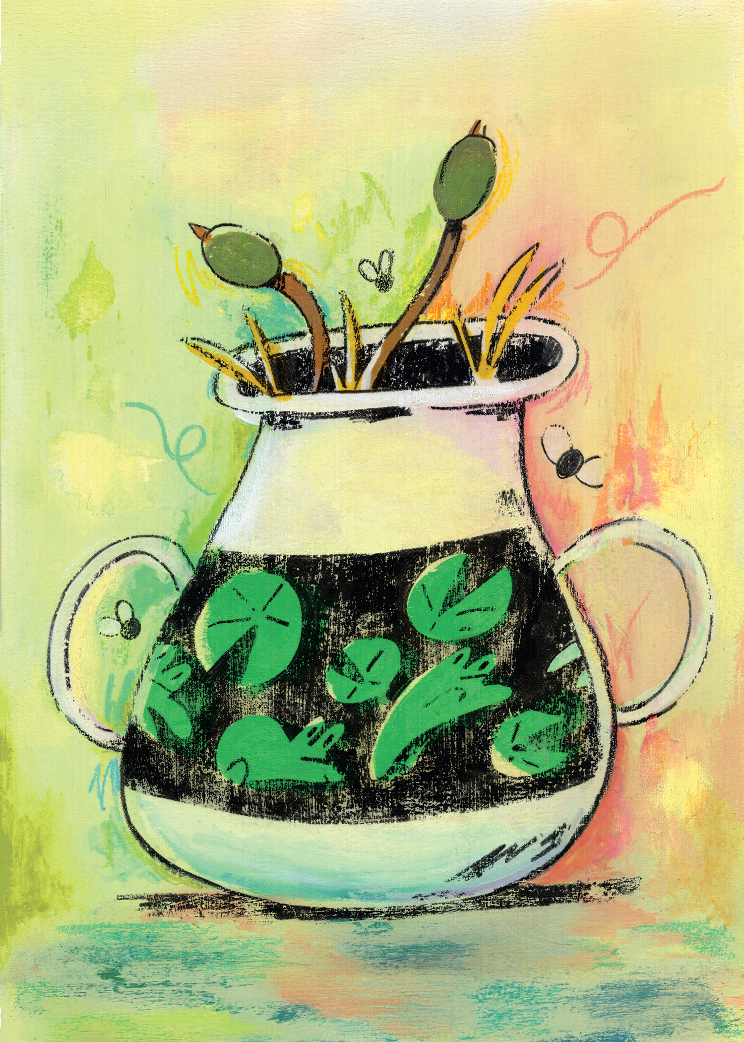 Vase with Flies