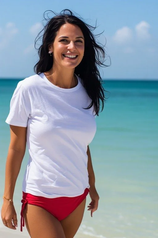 Simone Marlow on the Gulf Coast of FLorida.