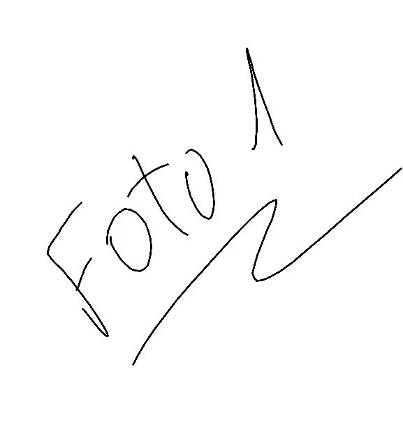 Dibujo con la palabra 'FOTO' escrita en letra grande y discontinua.