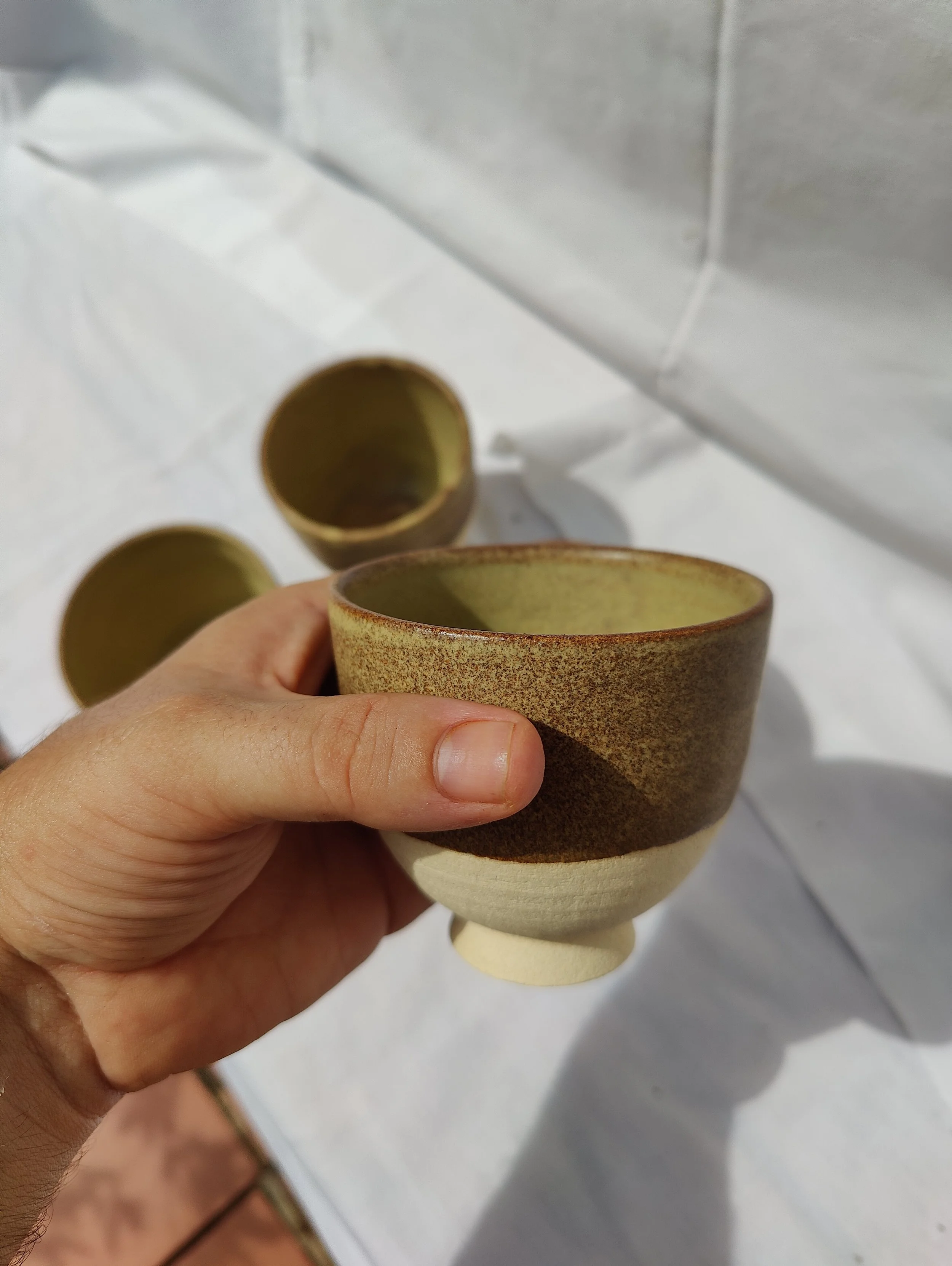 got aigua agua te té cafè cafe cafégres blanc refractari la bisbal d'empordà ceramiques pasvi esmalt mat alta temperatura