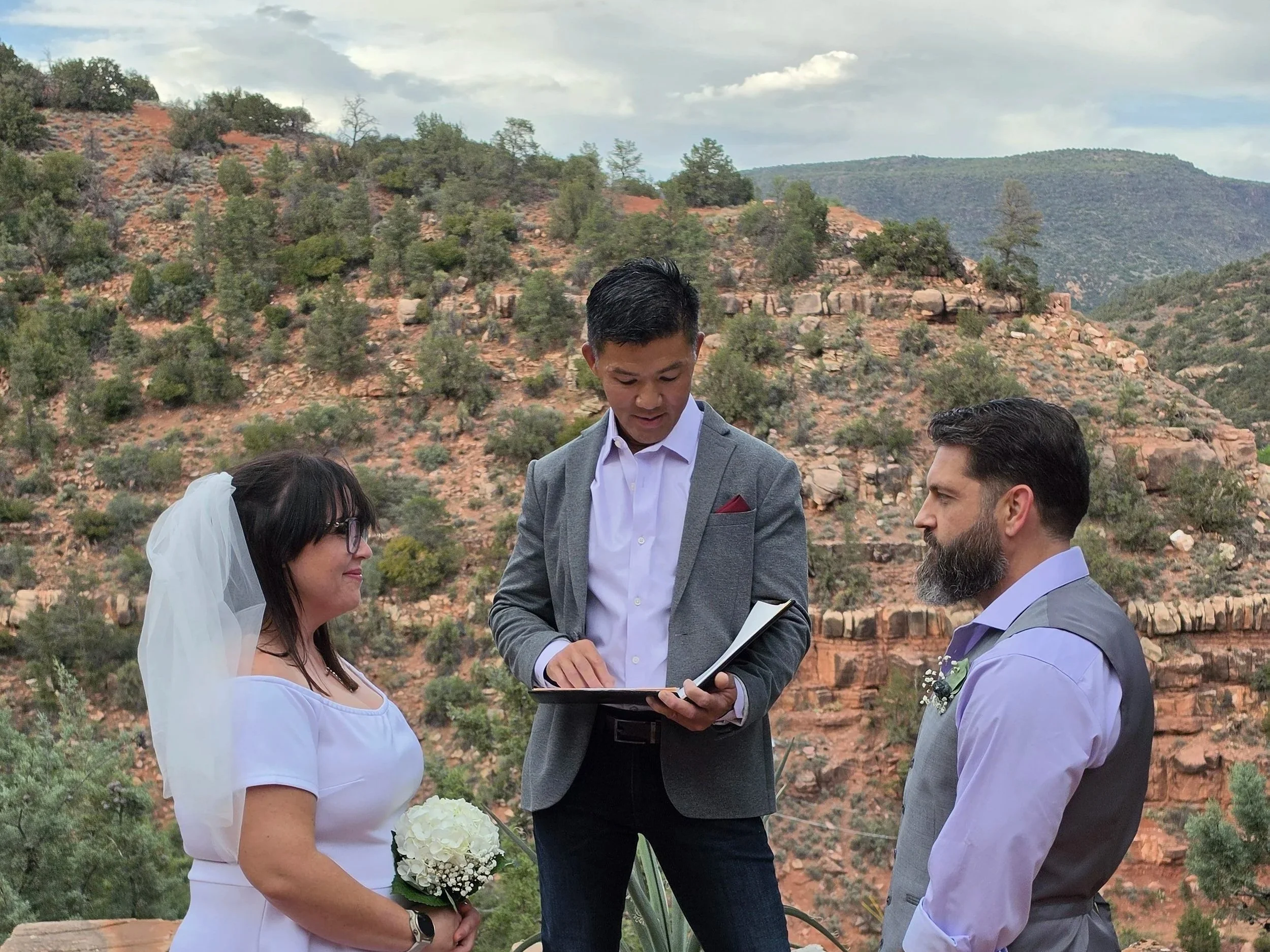 Uncle Tam was a wonderful officiant 