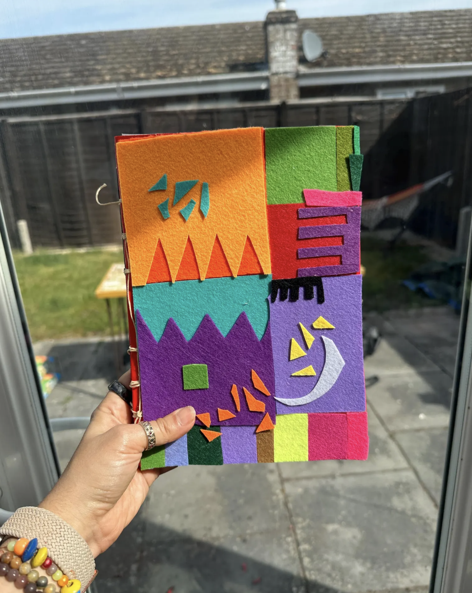 Wonky Handmade Custom Sketchbook