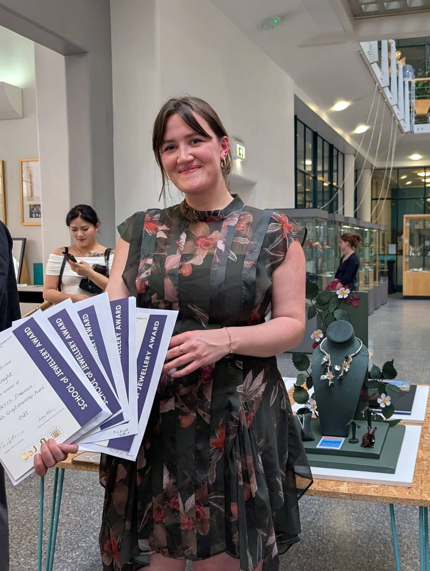 The industry awards evening last night was incredible and I was so luckily to be honoured with 5 awards and the opportunity to go to Paris with my work and fellow classmates 

It was lovely to spend this evening with all the talented jewellers at the