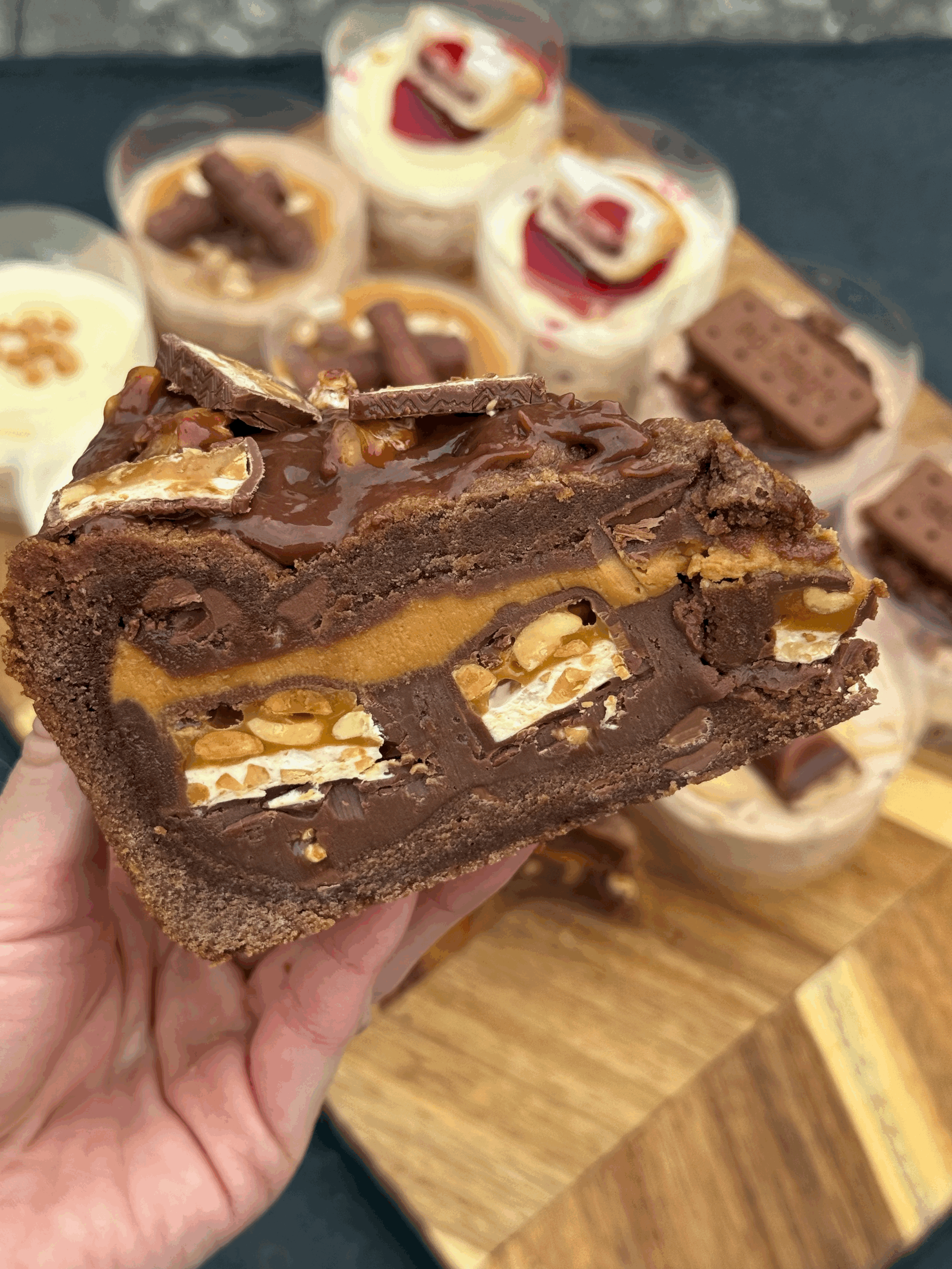 Snickers Cookie Pie